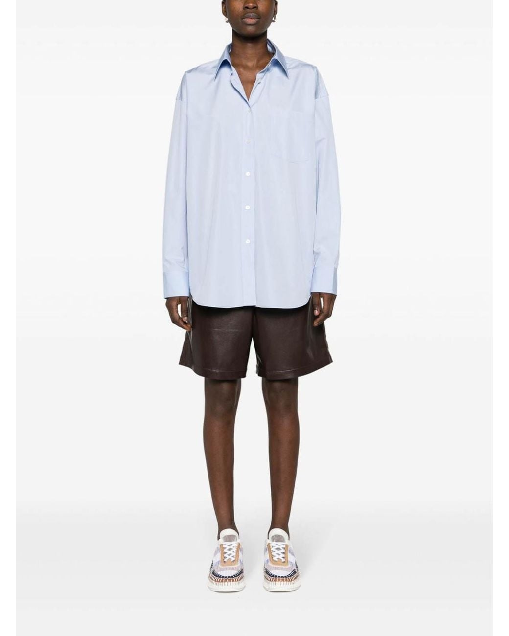 Stella McCartney White Floral Print Shirt