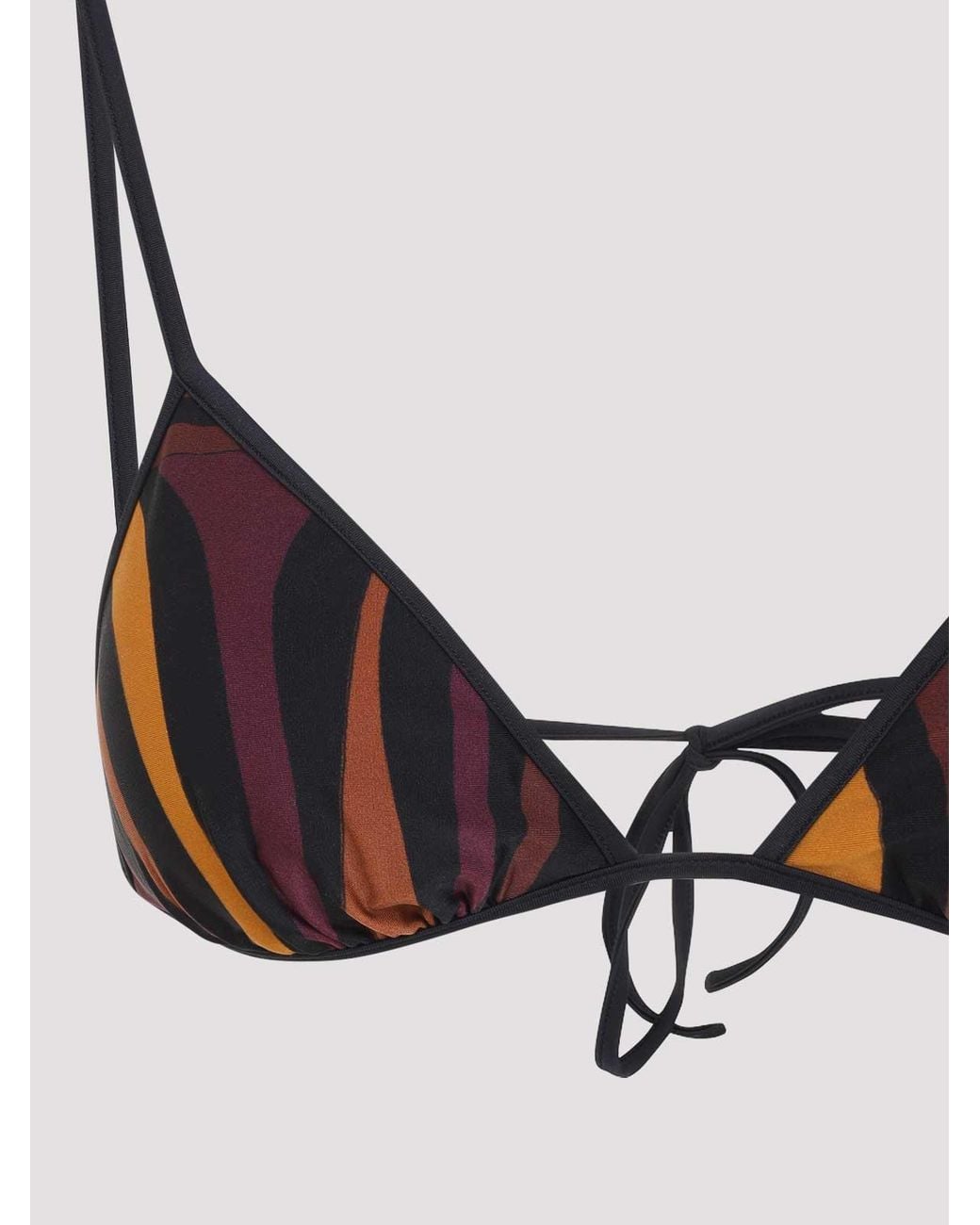 Emilio Pucci Brown Bra Bikini