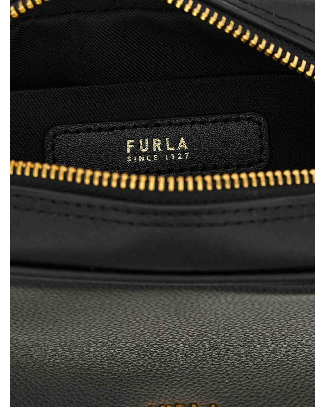 Furla Black Poppy S' Handbag