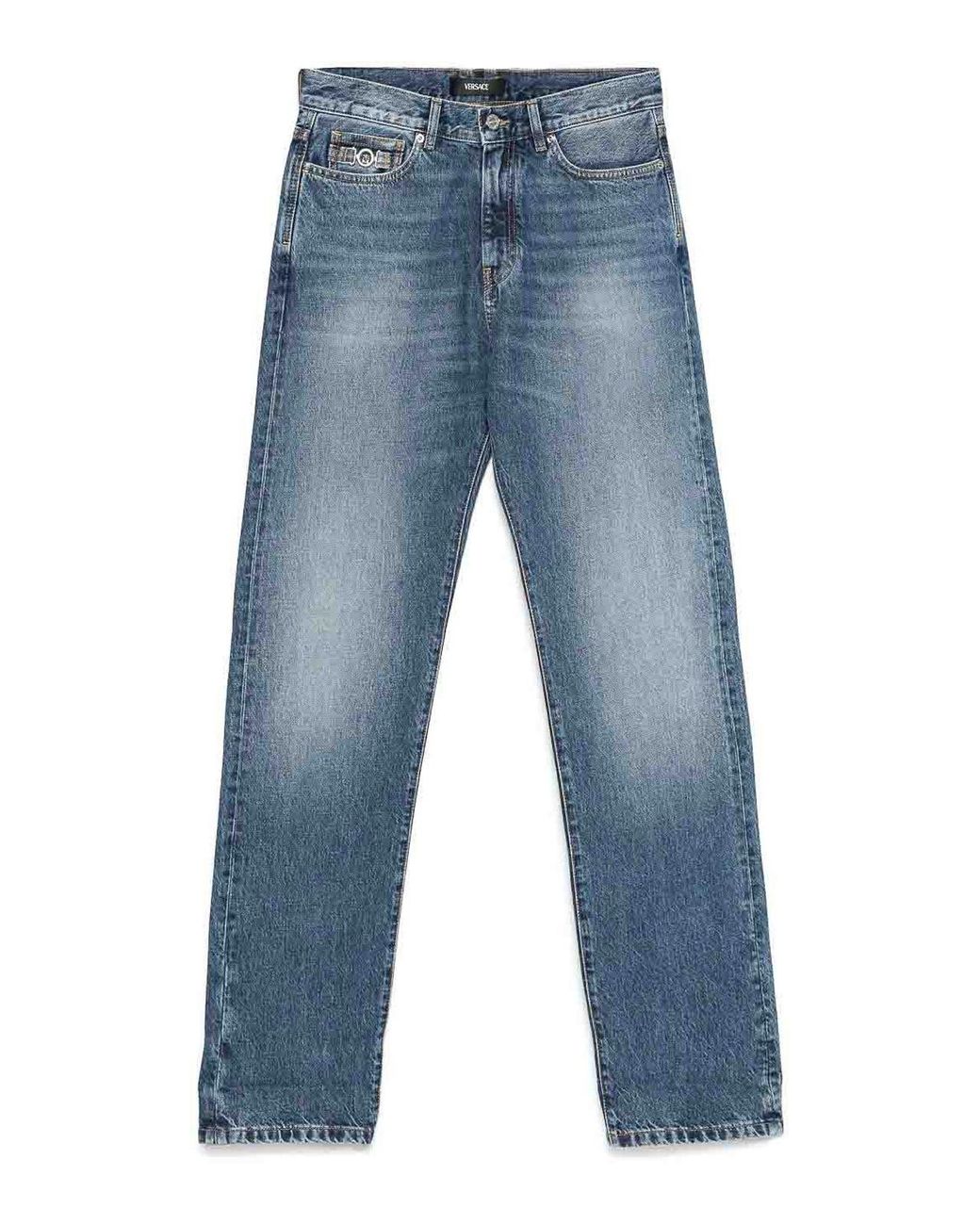 Jean Bootcut Versace pour homme en coloris Blue