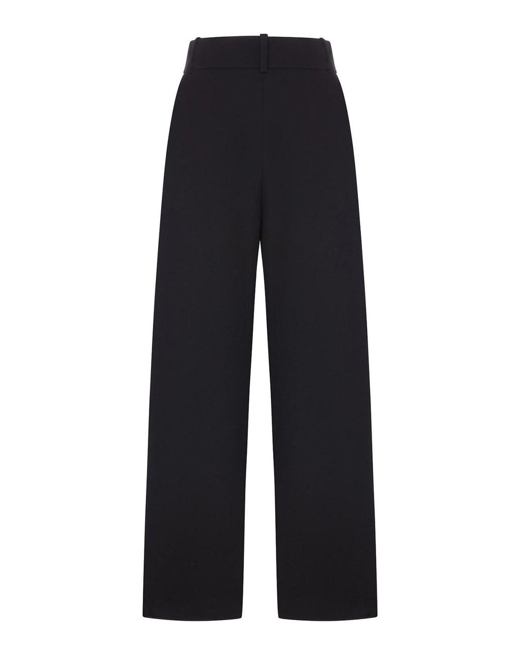 Giorgio Armani Blue High-Waisted Palazzo Trousers