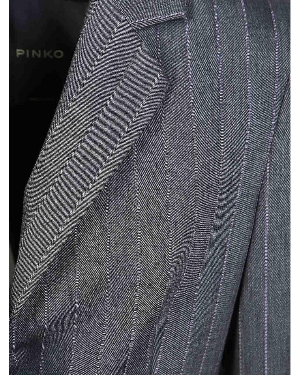 Pinko Black Gilia Wool Blend Jacket