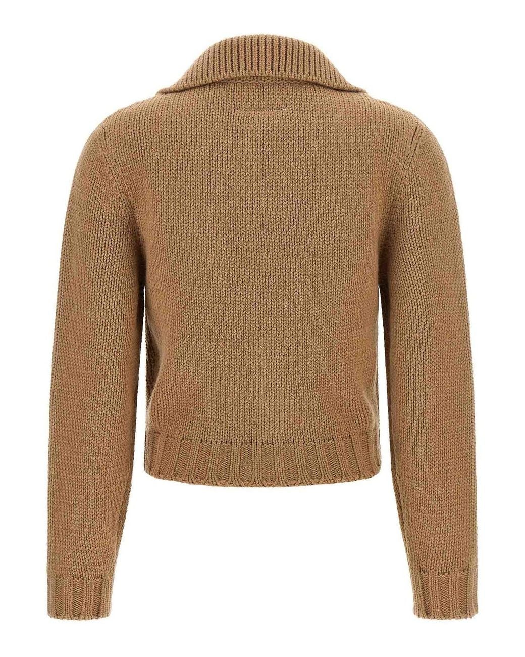 MM6 by Maison Margiela Natural Cardigan