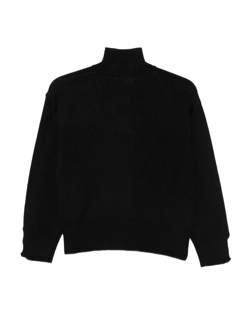 Pull Col Roulé Alpha Studio en coloris Black