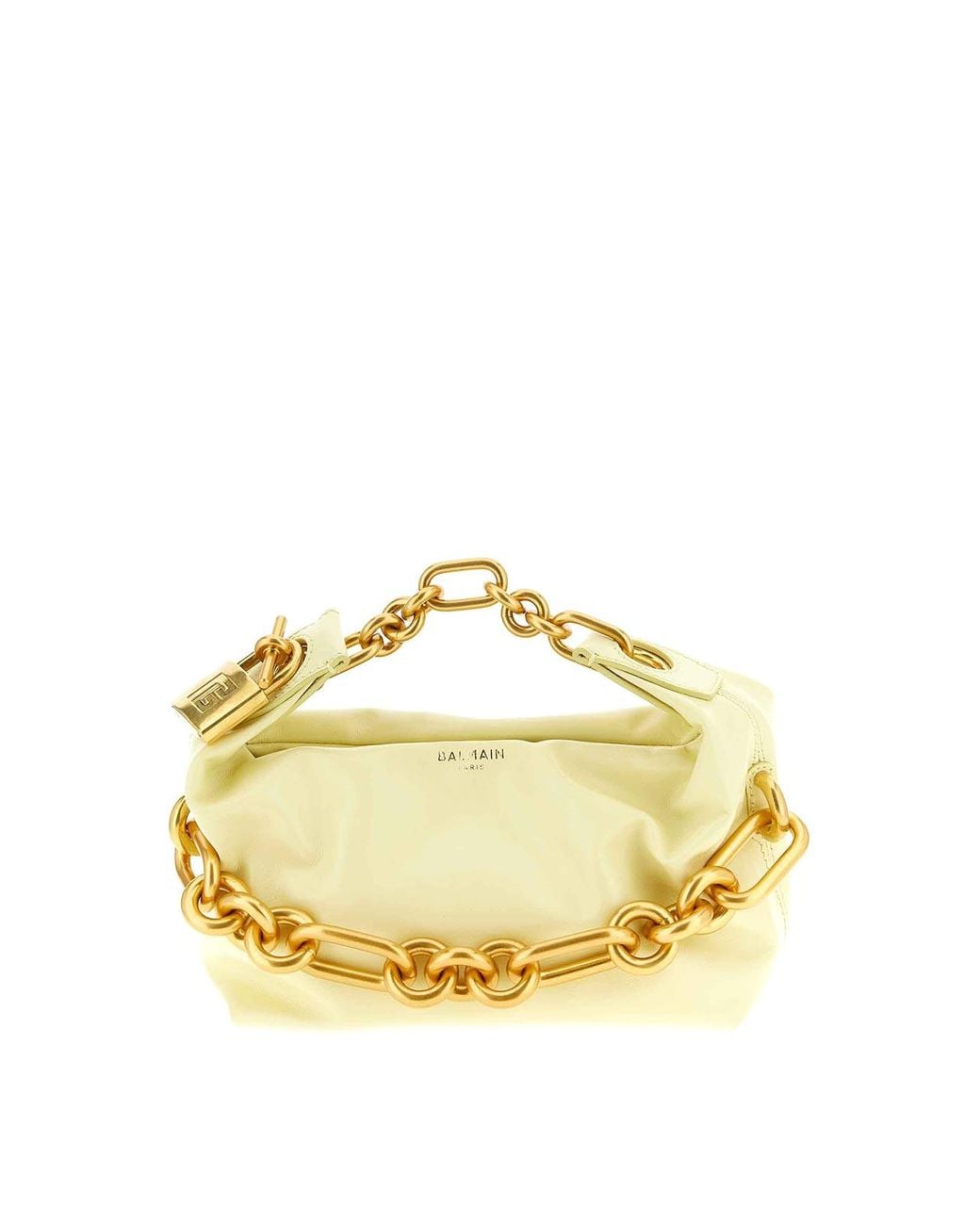 Balmain Metallic Sync Mini Handbag