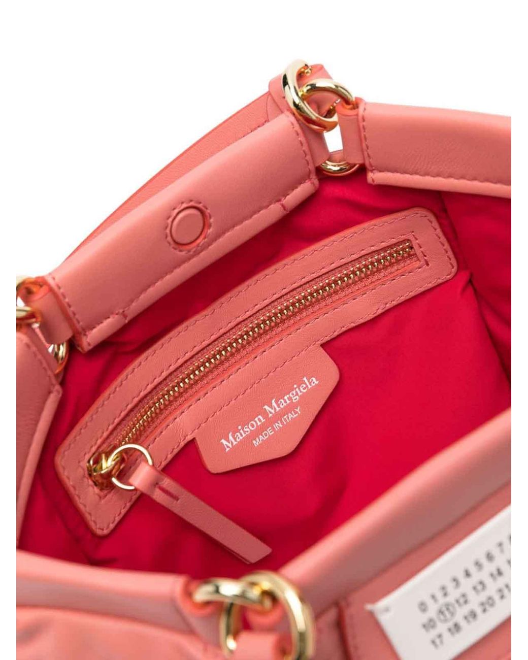 Maison Margiela Pink Small Glam Slam Tote Bag