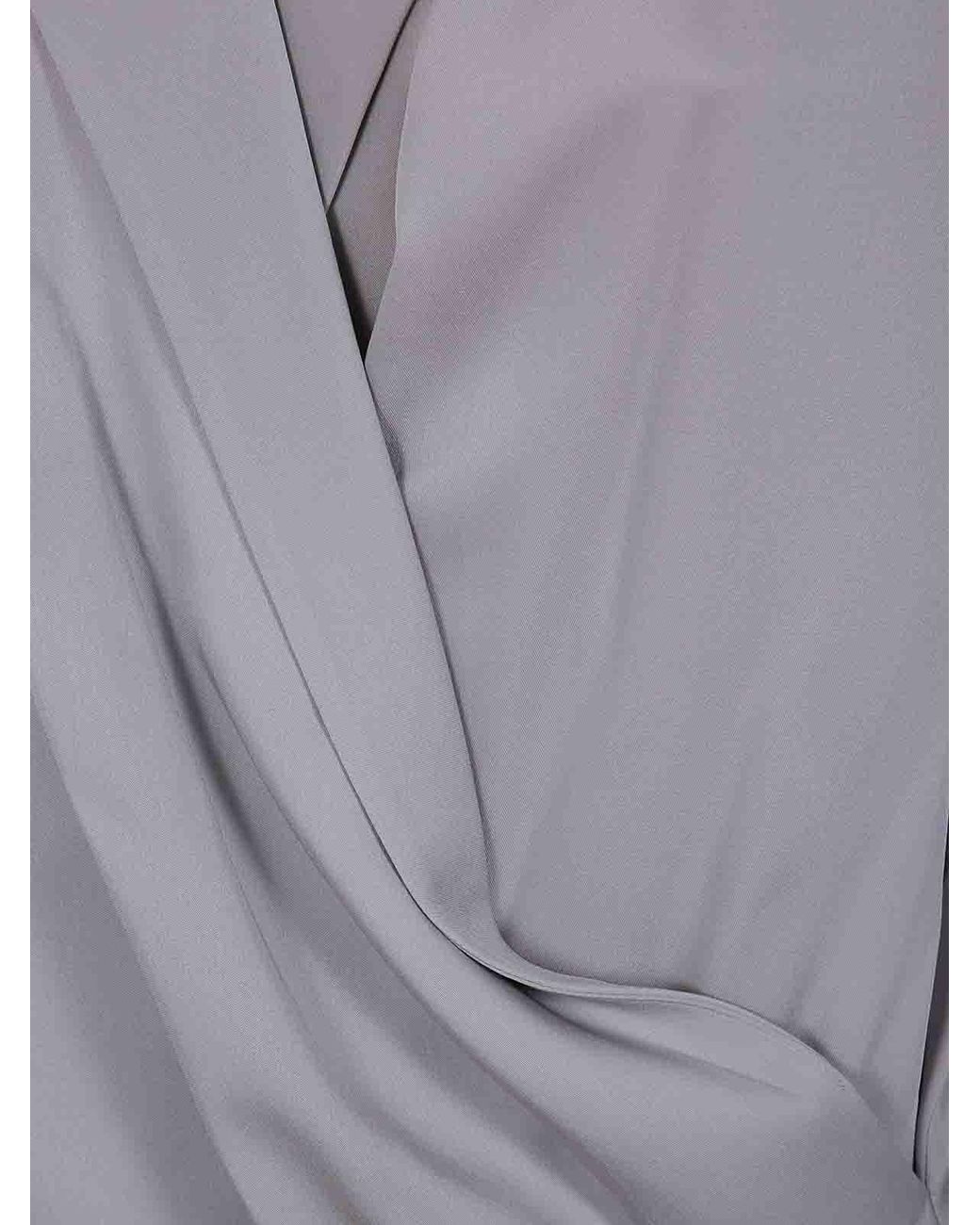 Theory Blue Pk Lapel Wrap Blmod
