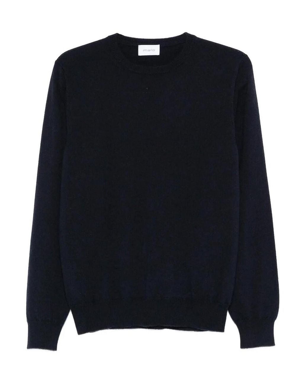 Malo Blue Crew-Neck Sweater for men