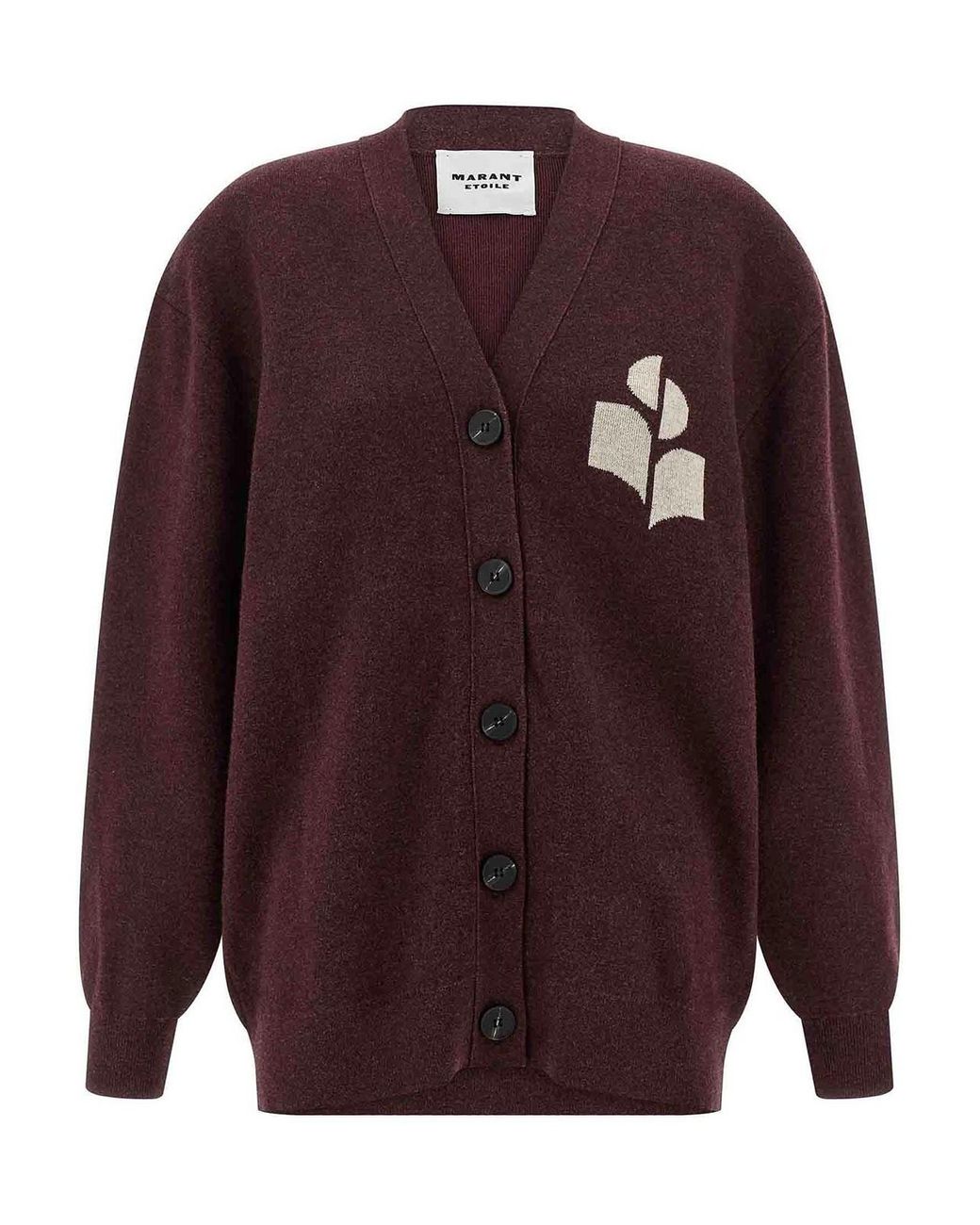 Isabel Marant Purple Norton Cardigan