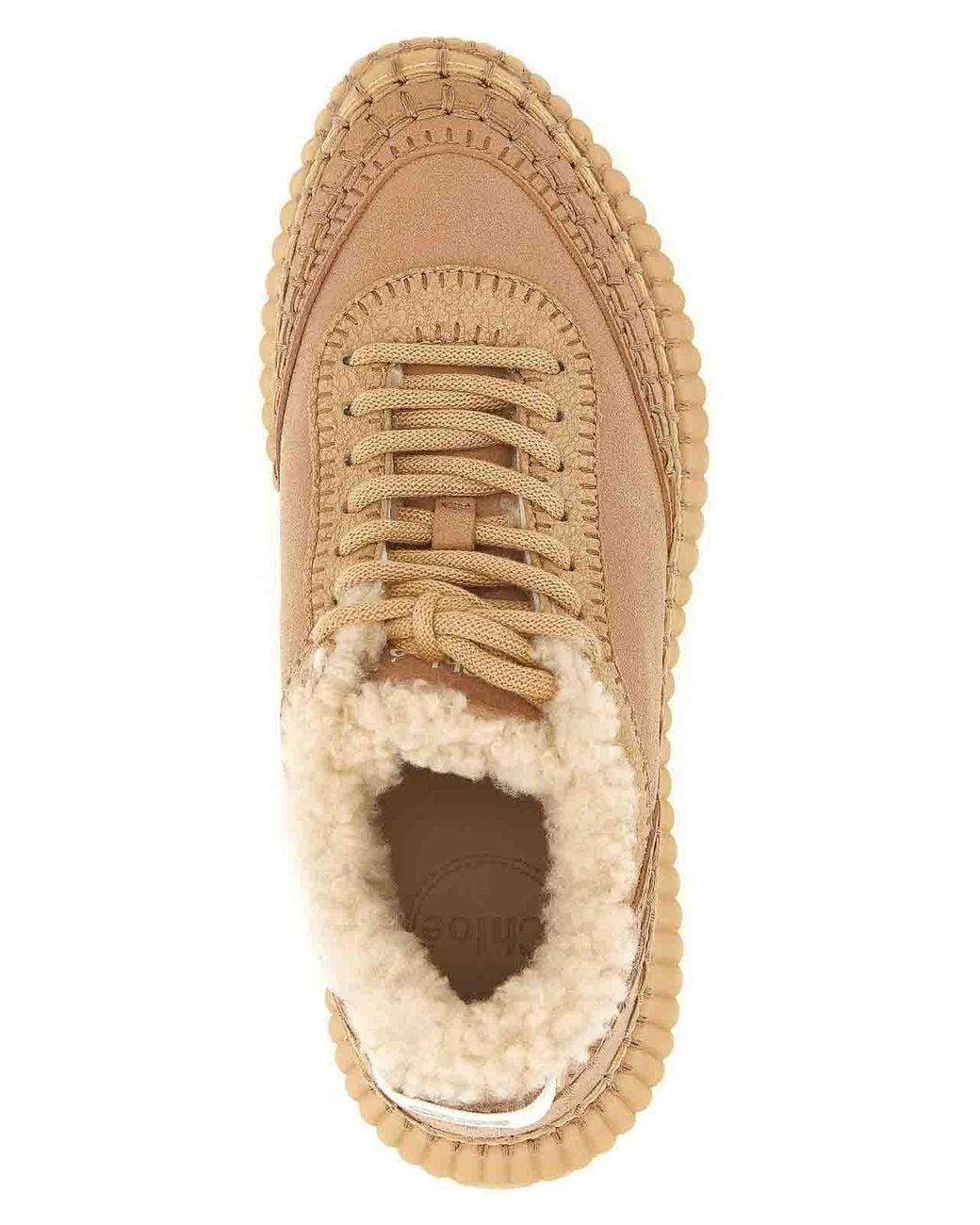 Chloé Natural 'Nama' Sneakers
