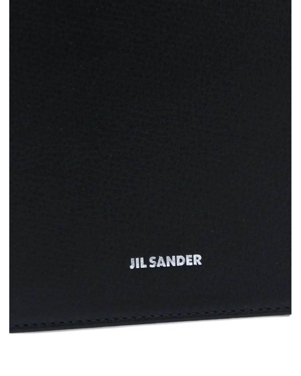 Jil Sander Black Tangle Flat Medium Bag for men