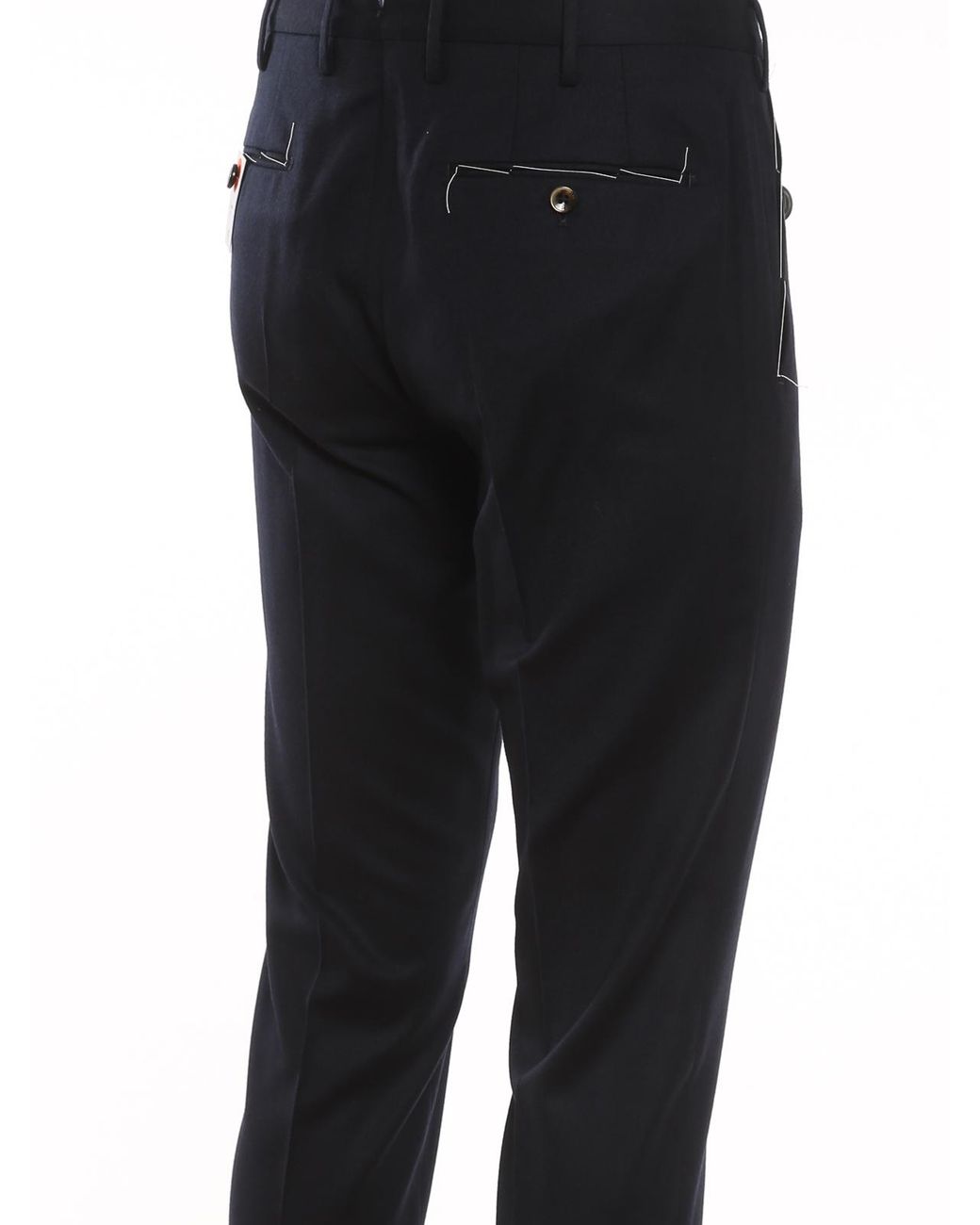PT Torino Blue Virgin Wool Pants for men