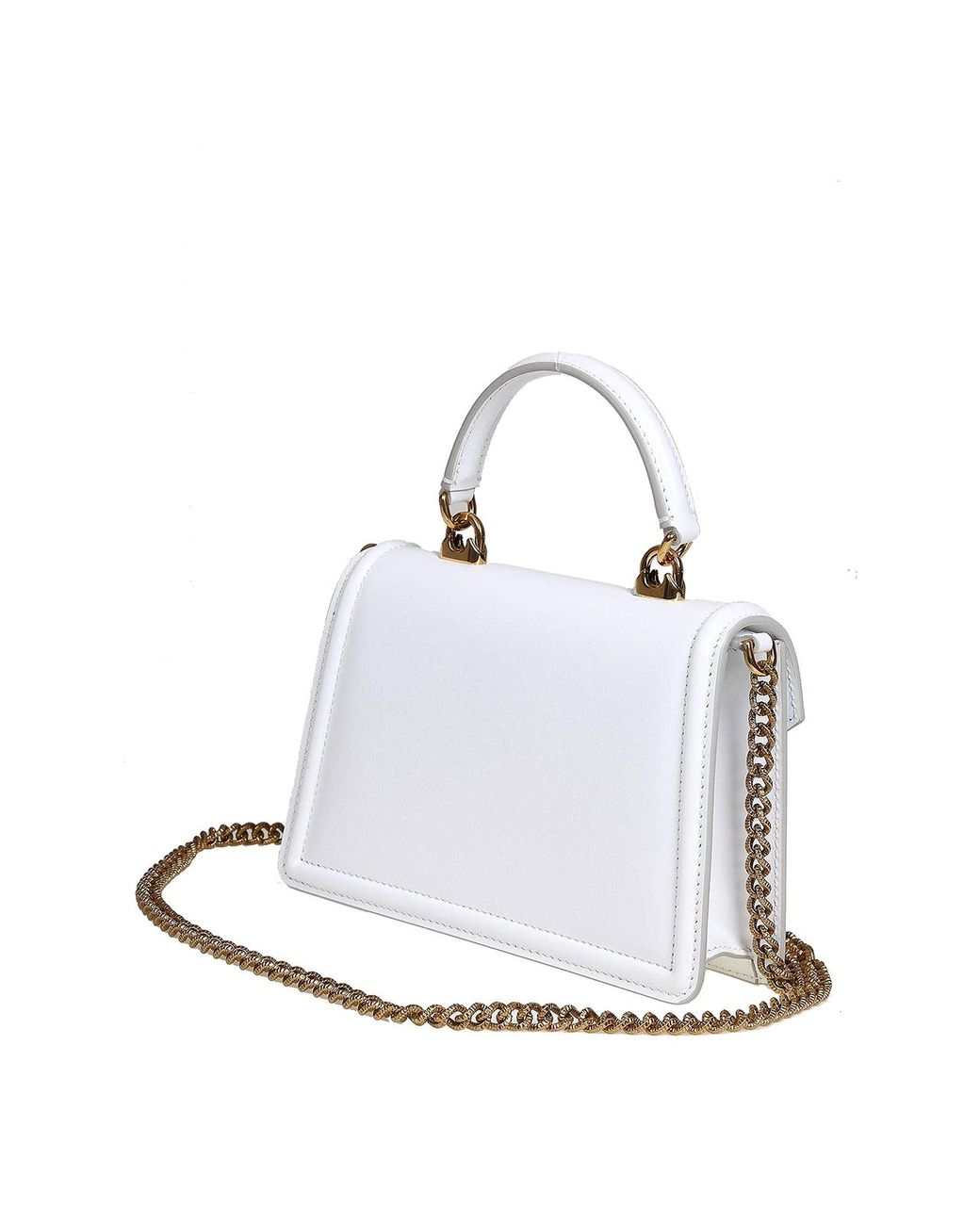 Borsa Devotion Piccola di Dolce & Gabbana in White