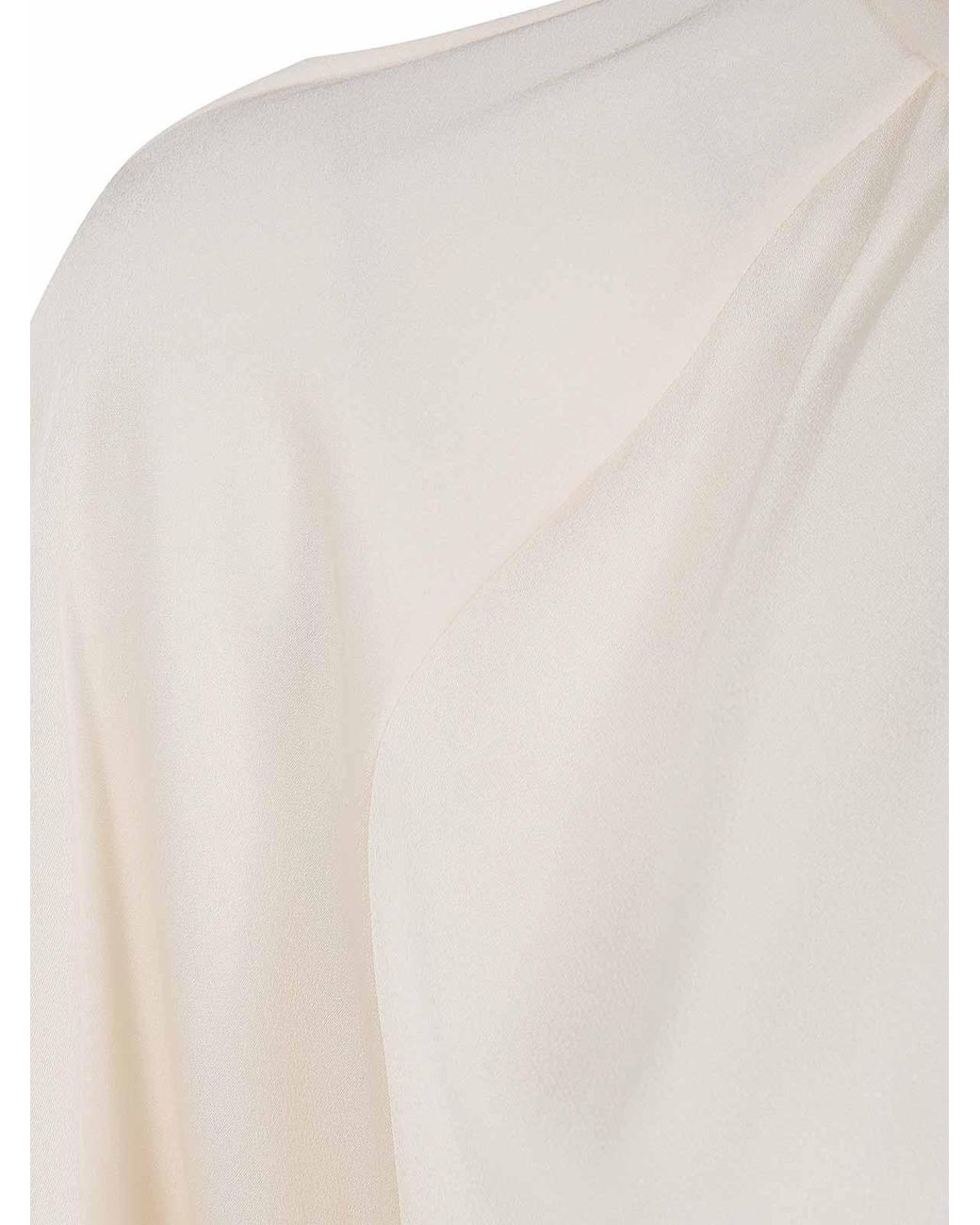 Filippa K White Stand Collar Blouse