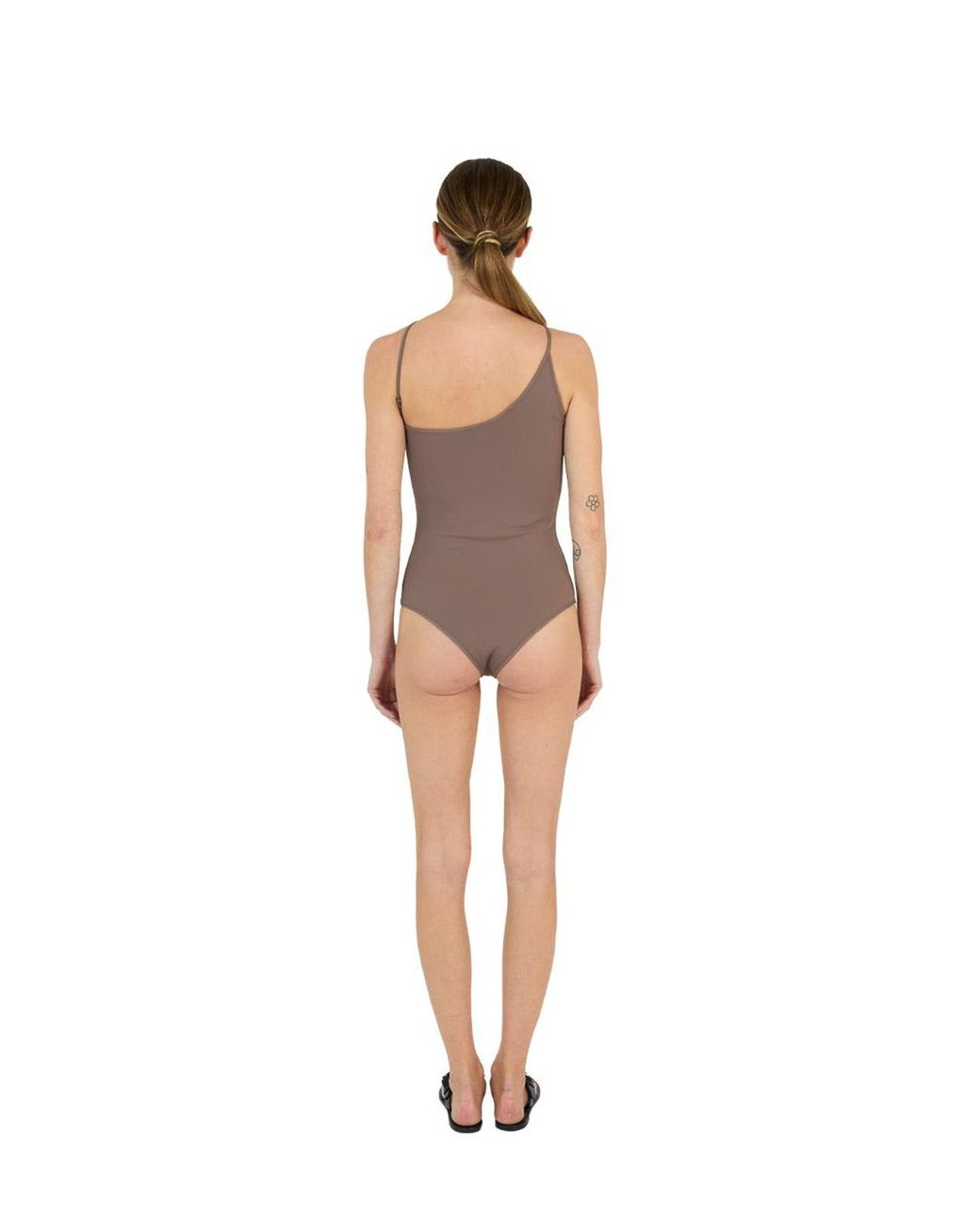 Coperni Brown Badeanzug