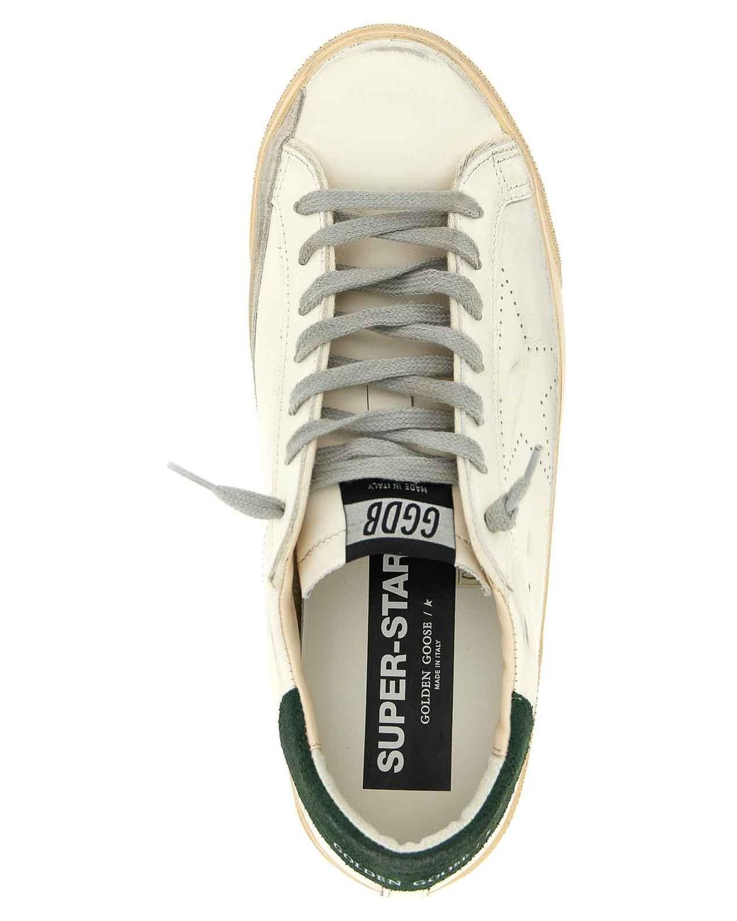 Golden Goose Deluxe Brand Green Superstar Sneakers for men