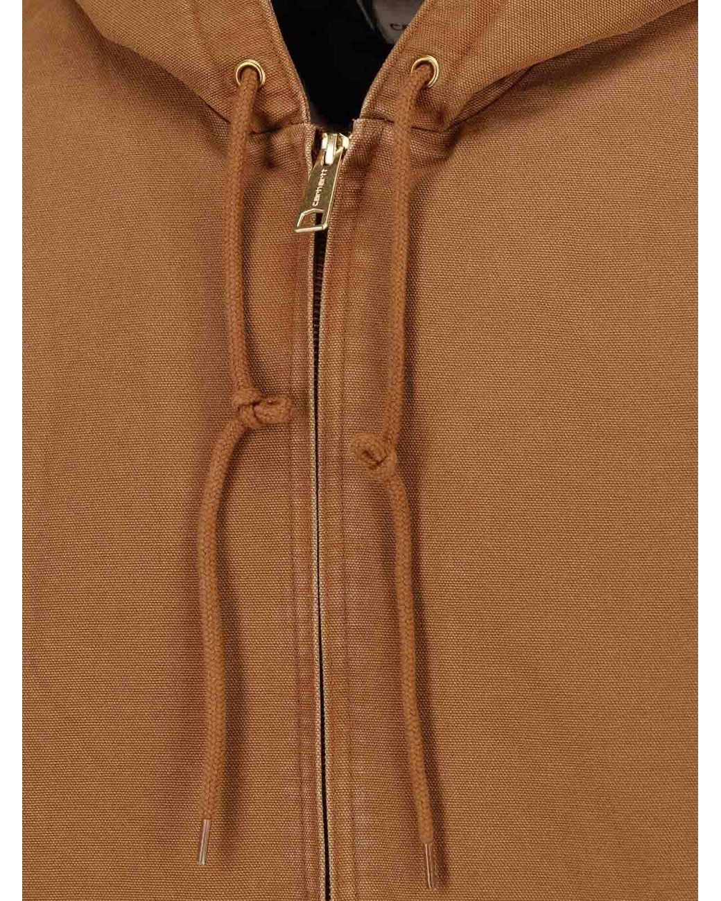Carhartt Brown Hooded Jacket for men