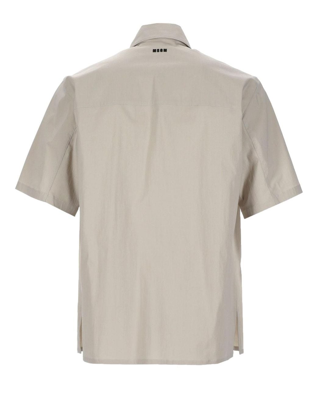 MSGM White Cotton Shirt for men