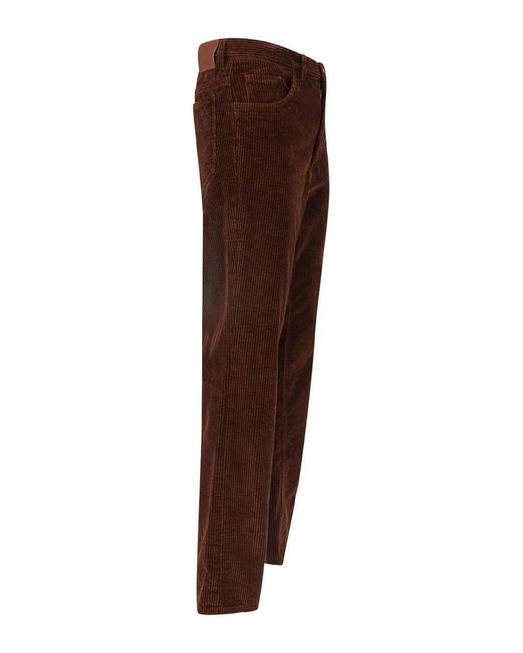 Marni Brown Velvet Trousers for men