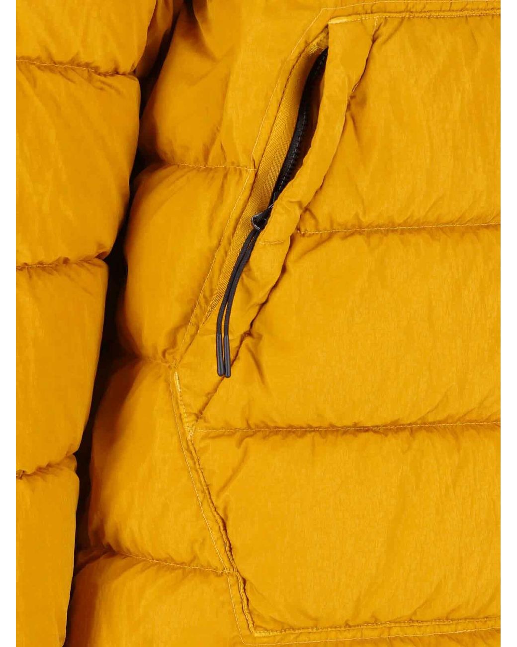 C P Company Yellow Padded Down Jacket for men