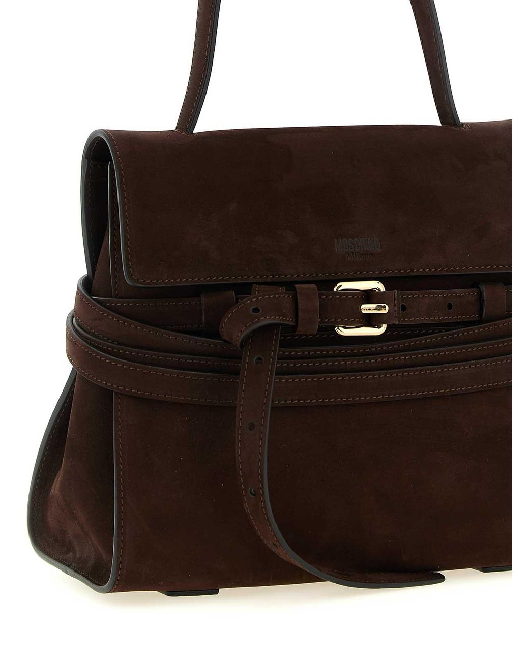 Moschino Black Regular 'Tie Me' Handbag