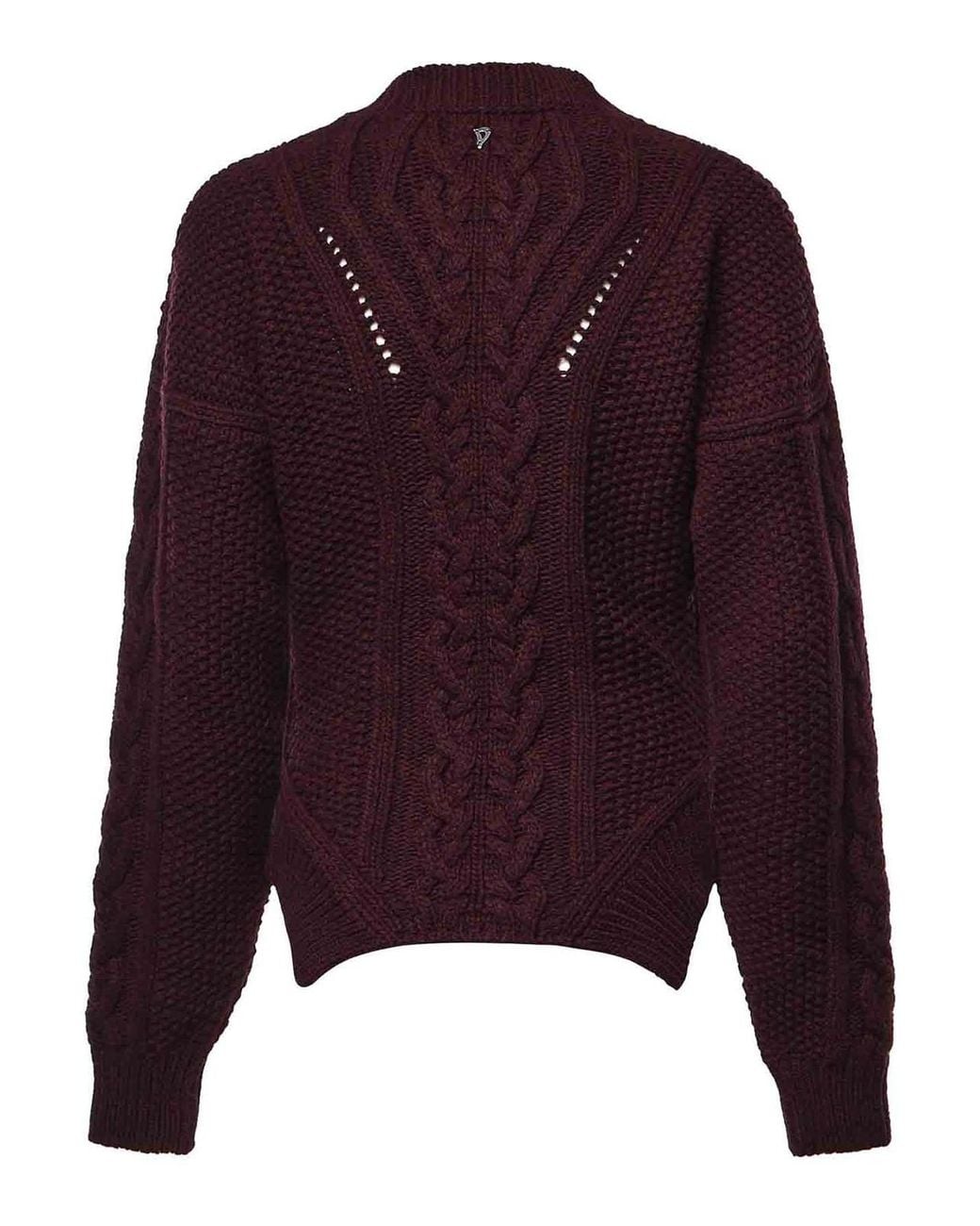 Dondup Purple Wool Sweater