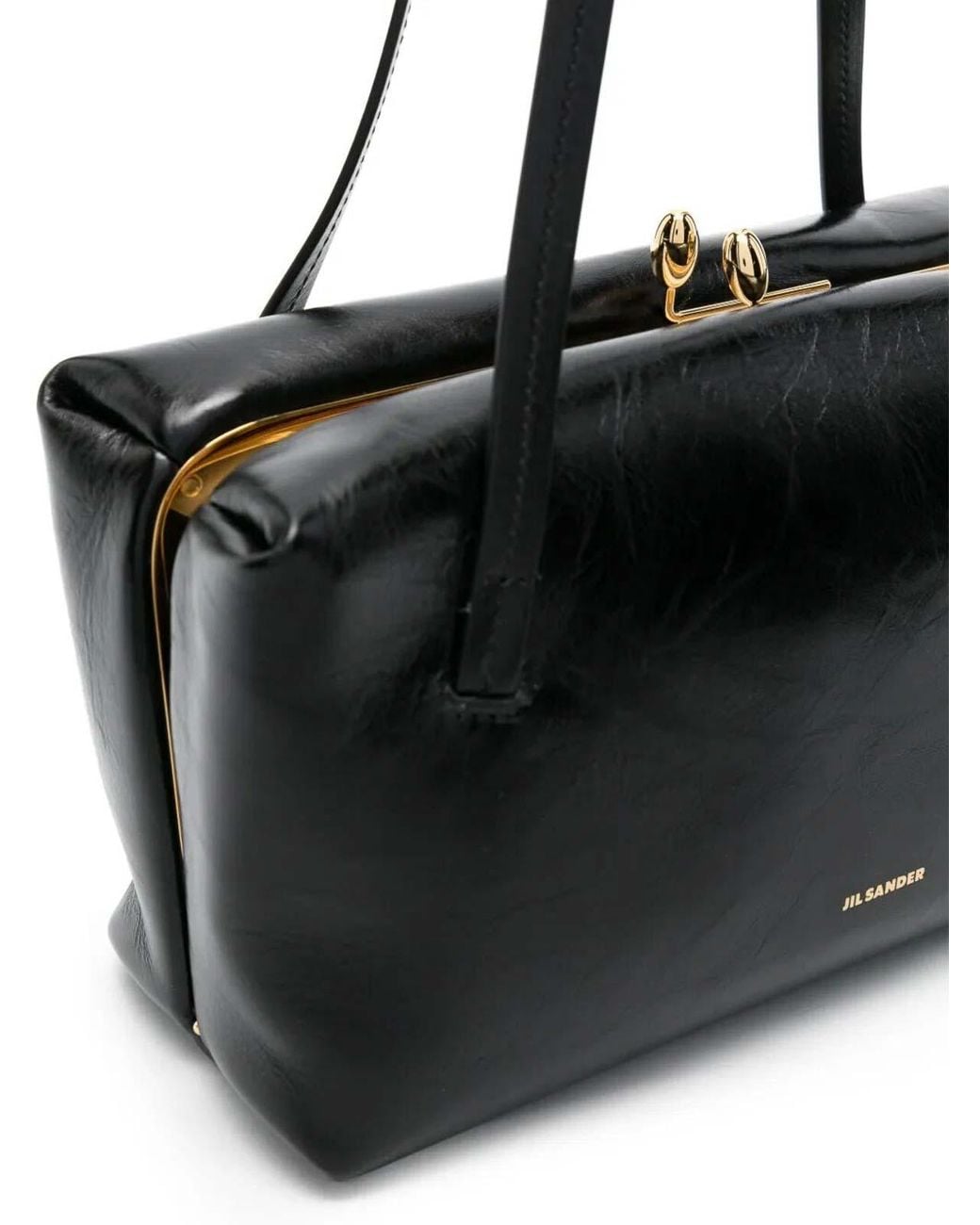 Jil Sander Black Goji Pillow Handle Small Bag