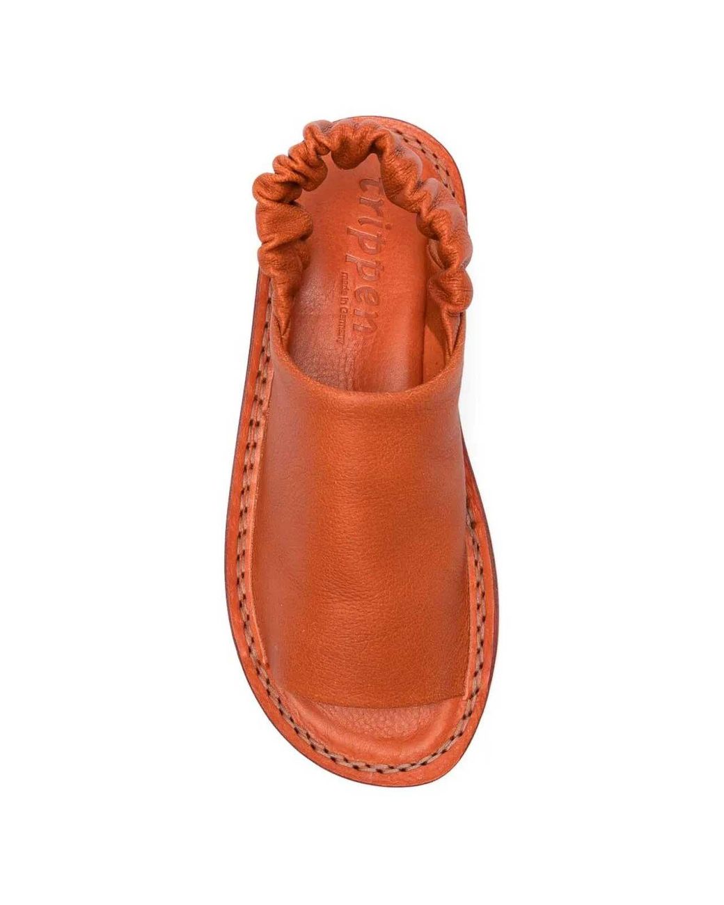 Trippen Brown Nudge Flat Sandals