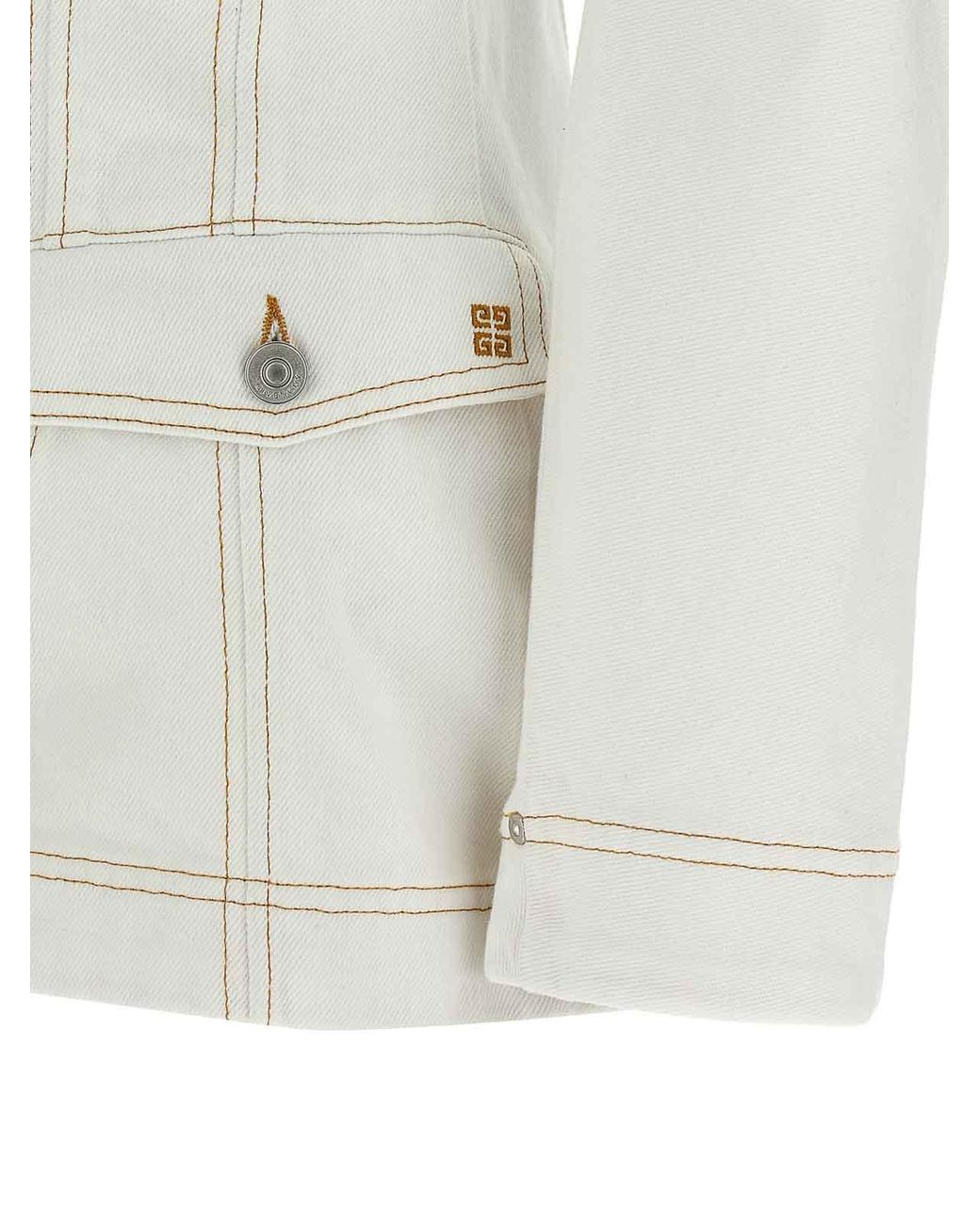 Givenchy White Denim Jacket