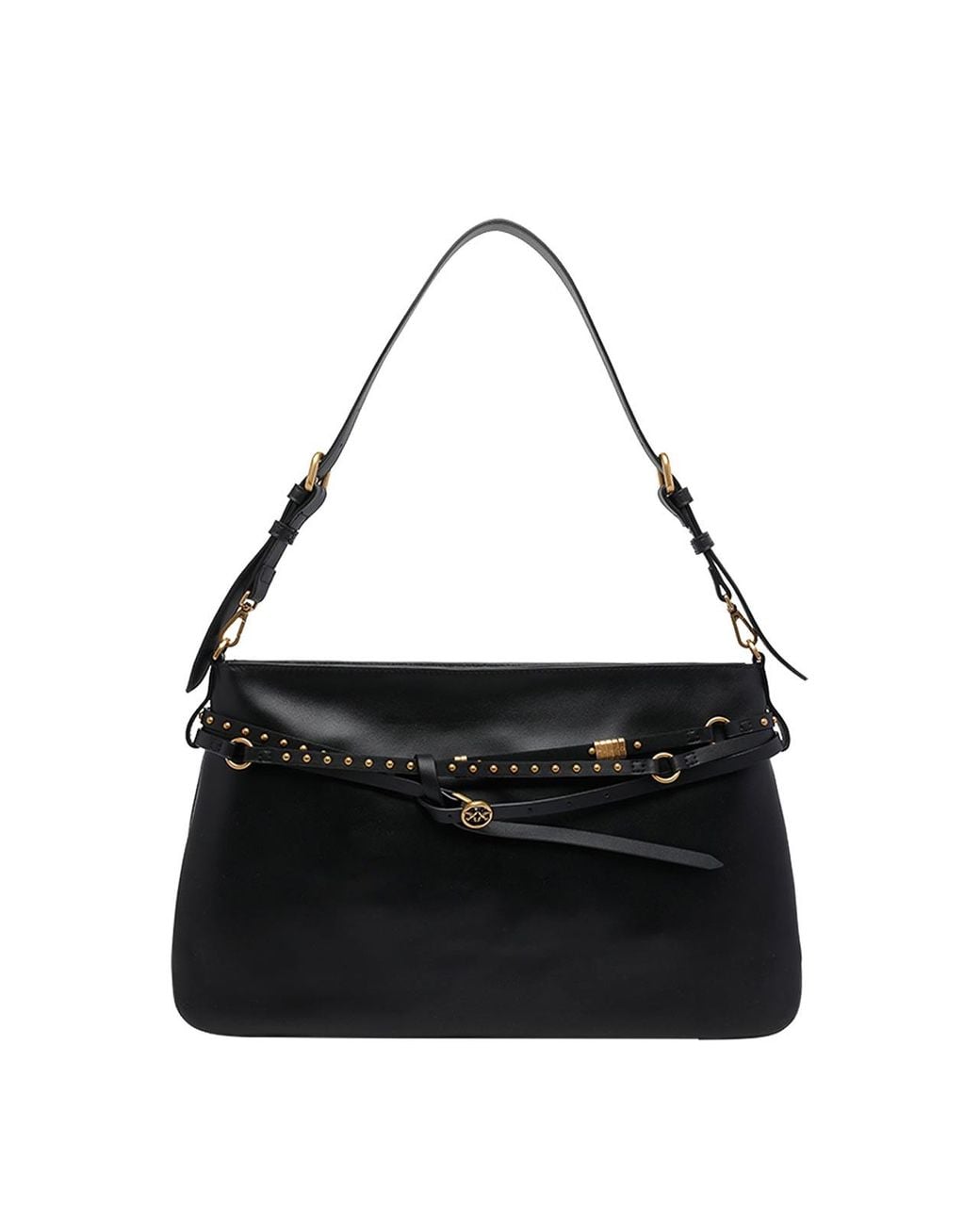 Pinko Black Big Shoulder Bag