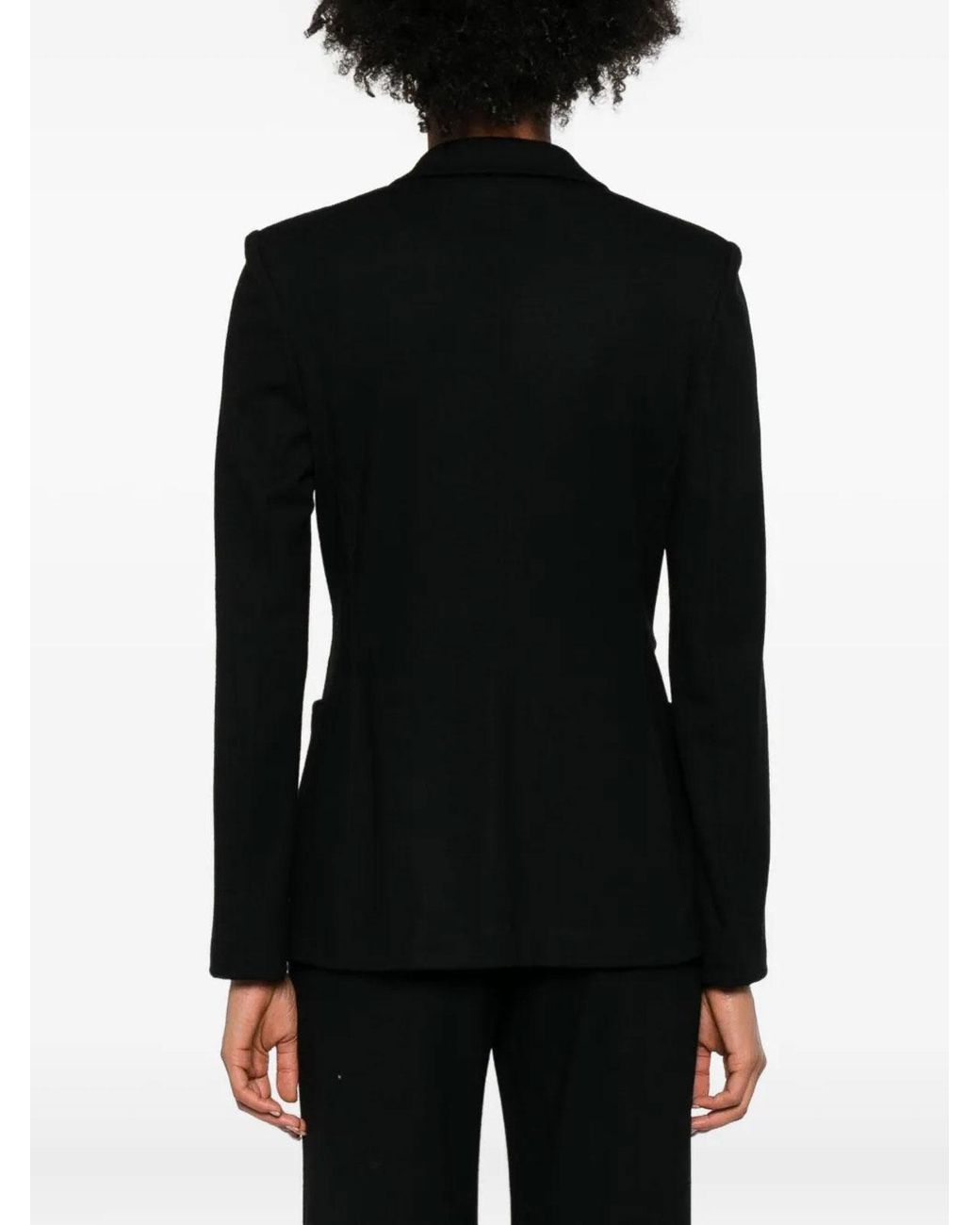Harris Wharf London Black Double Breasted Jacket