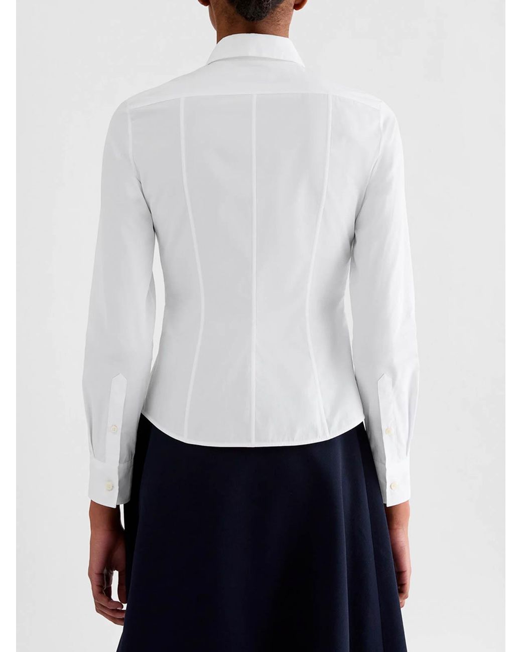Jil Sander White Cotton Poplin Shirt
