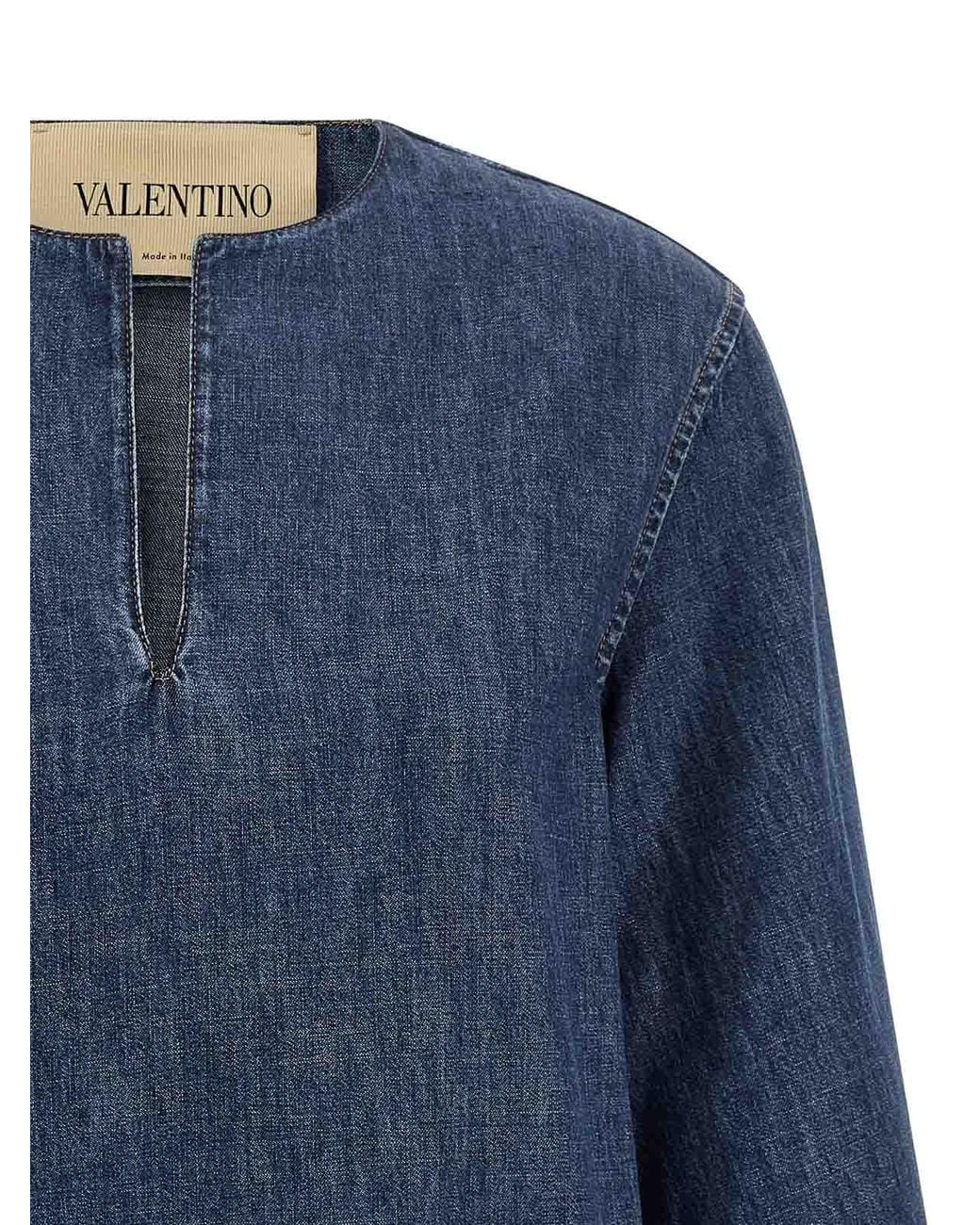 Valentino Garavani Blue Vgold Dress