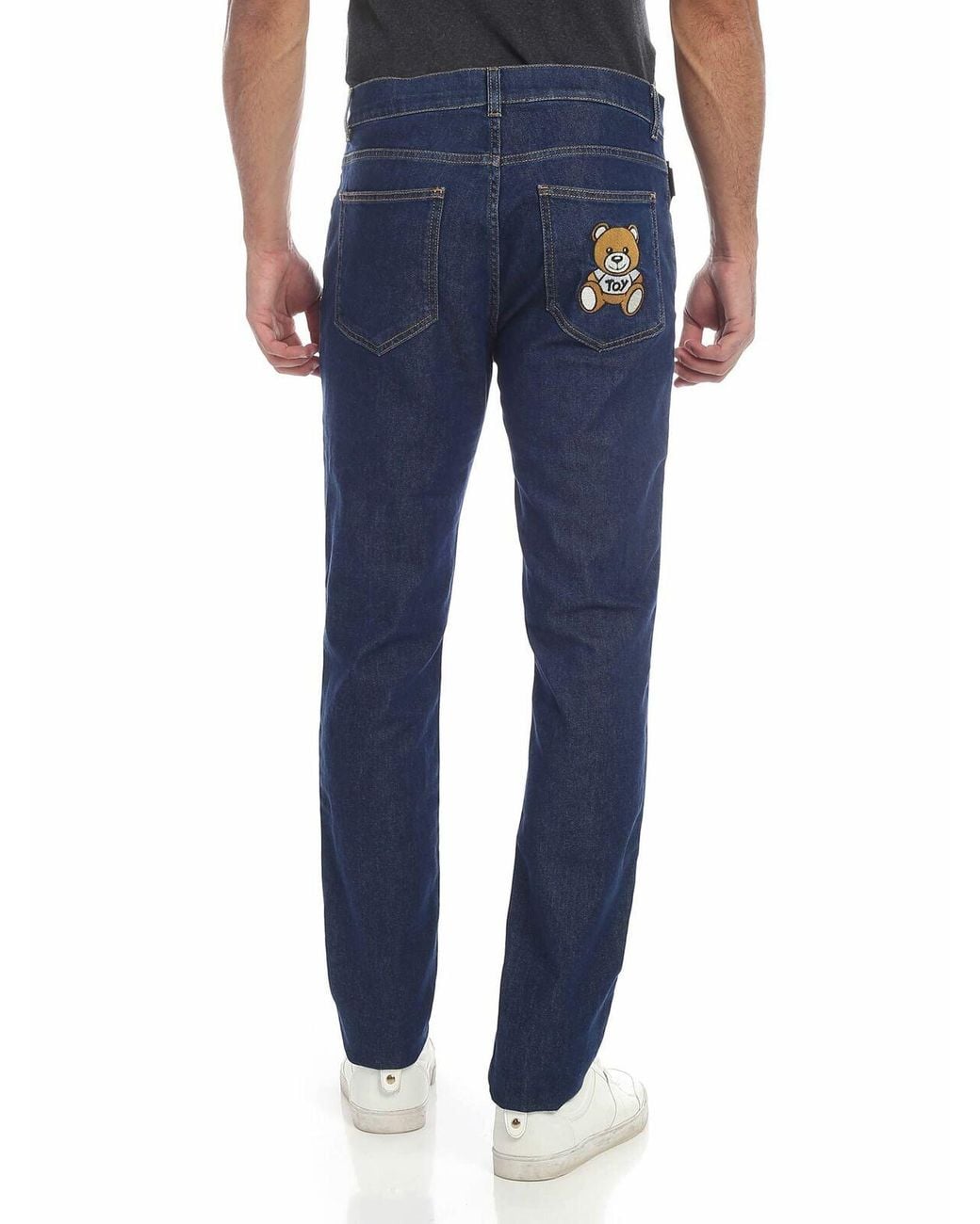 Vaqueros Rectos Moschino de hombre de color Blue