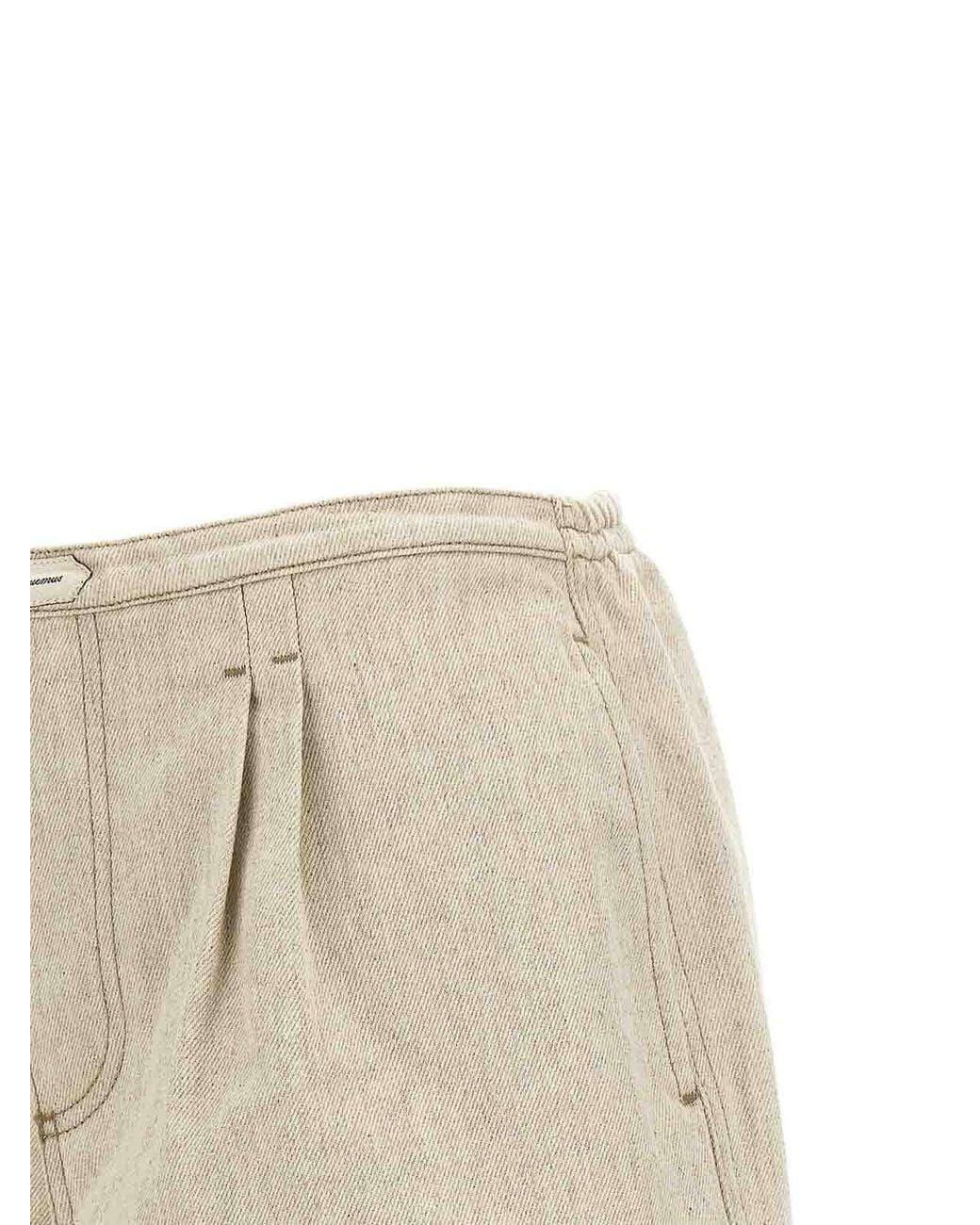 Shorts Jacquemus de color Natural