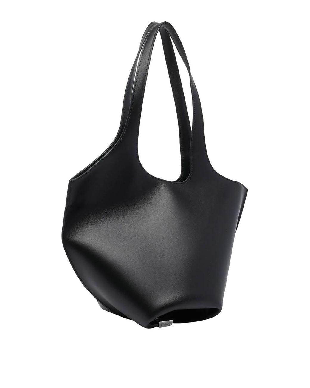 The Attico Black Medium La Scoop Shoulder Bag