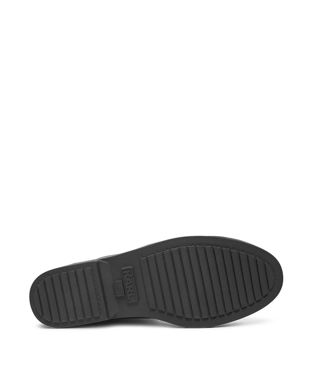 Karl Lagerfeld Black Kalosh Signature Gator
