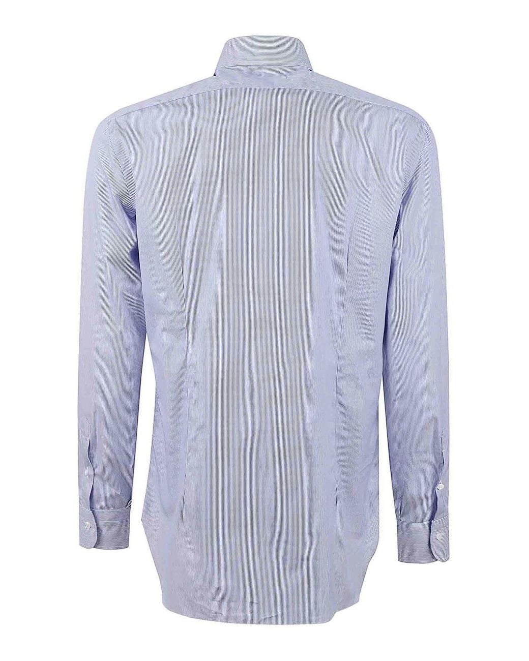 Barba Napoli Blue Shirt for men