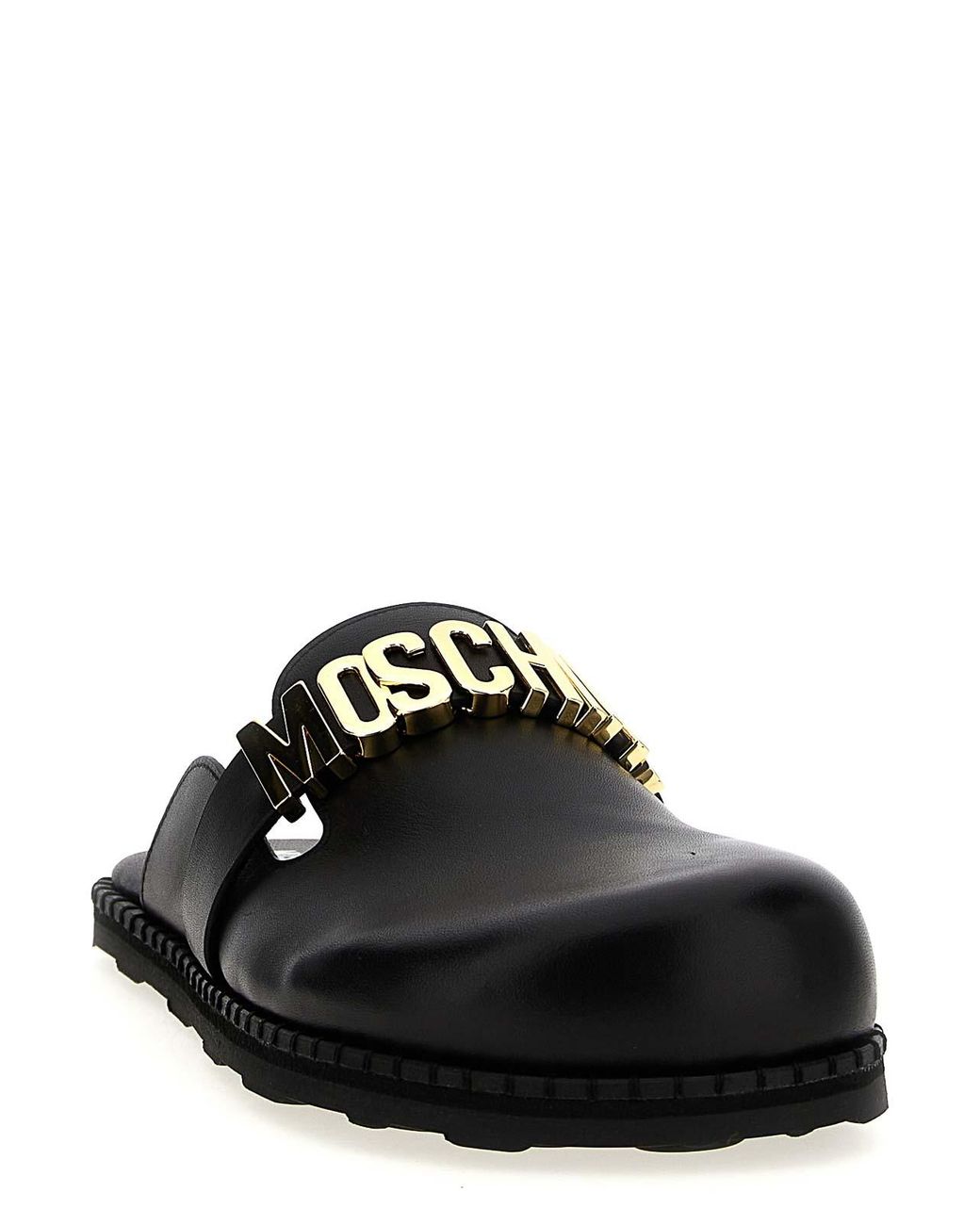Moschino Black Birky Sabots