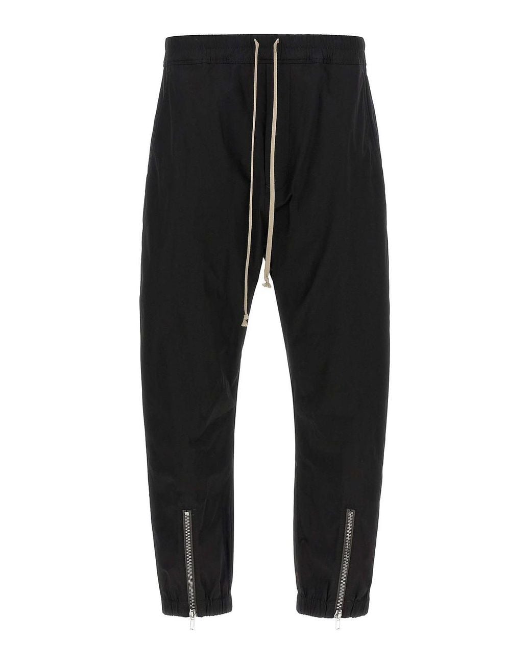 Rick Owens Black Tecuatl Track' Pants for men