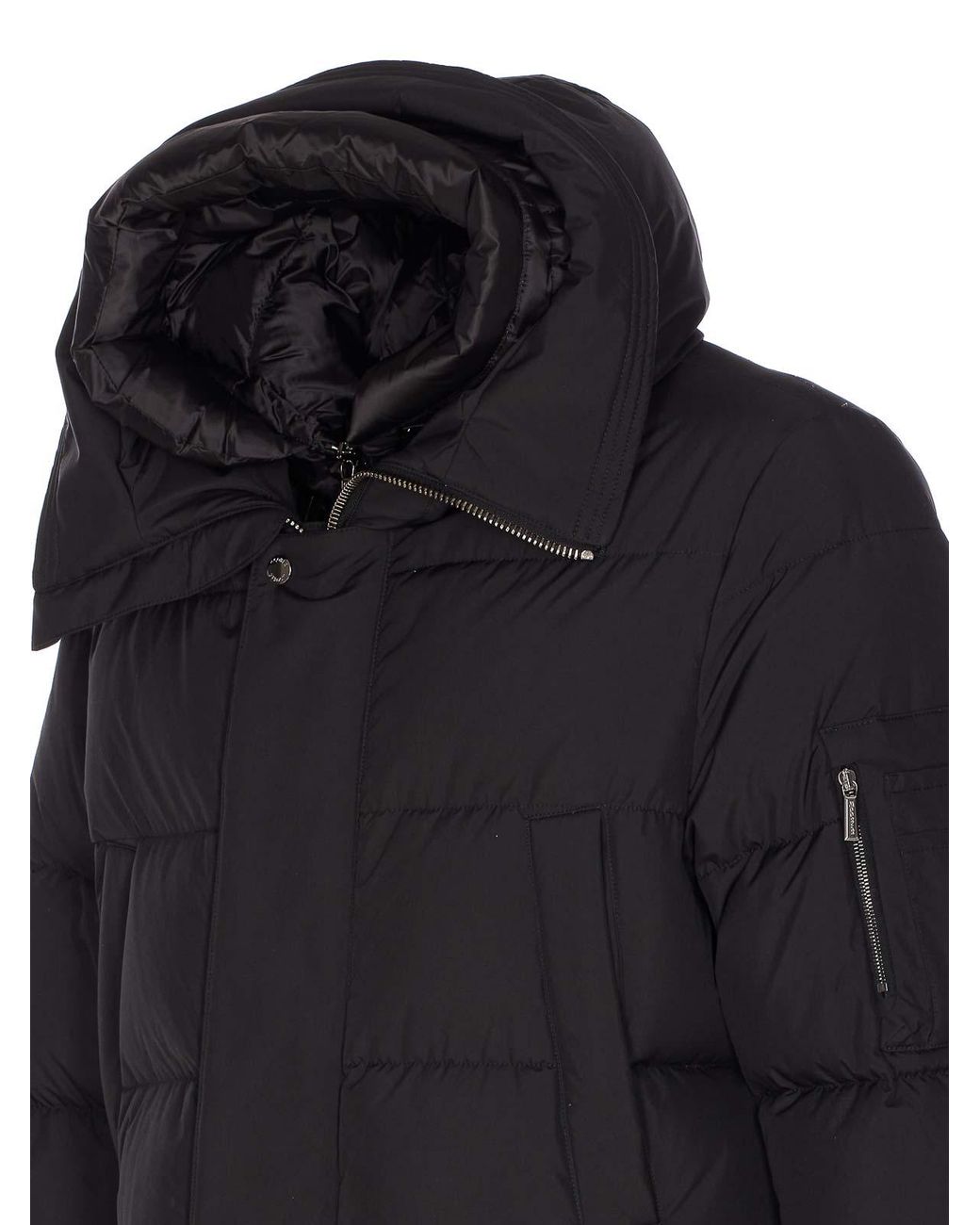Moorer Black Davide Down Jacket for men