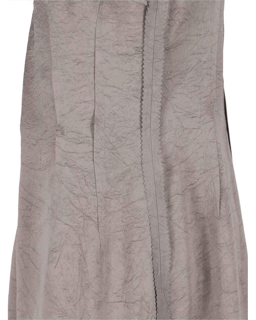 Maison Margiela Gray Dresses Main Material: Acetate
