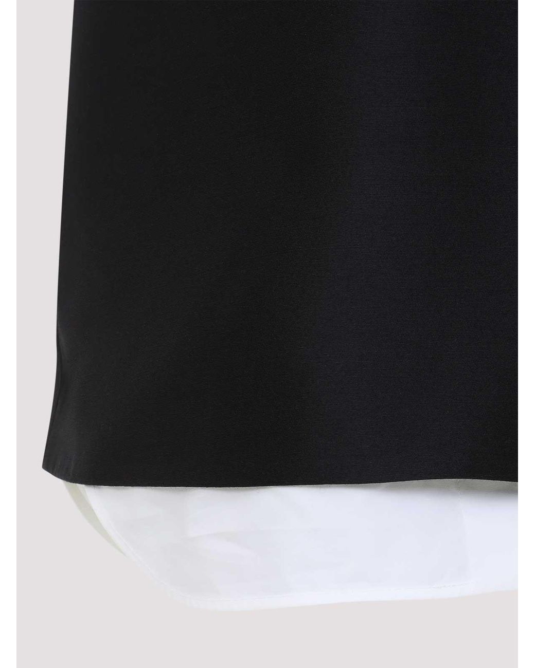 Balenciaga Black Hybrid Shirt Dress