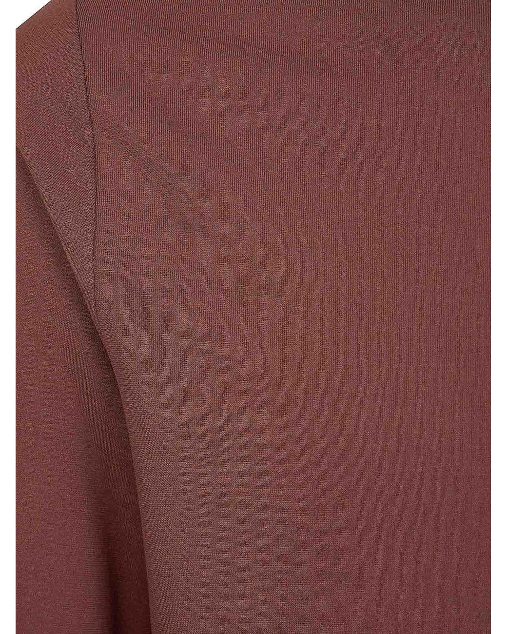 Zanone Brown Long Sleeves Polo Shirt for men