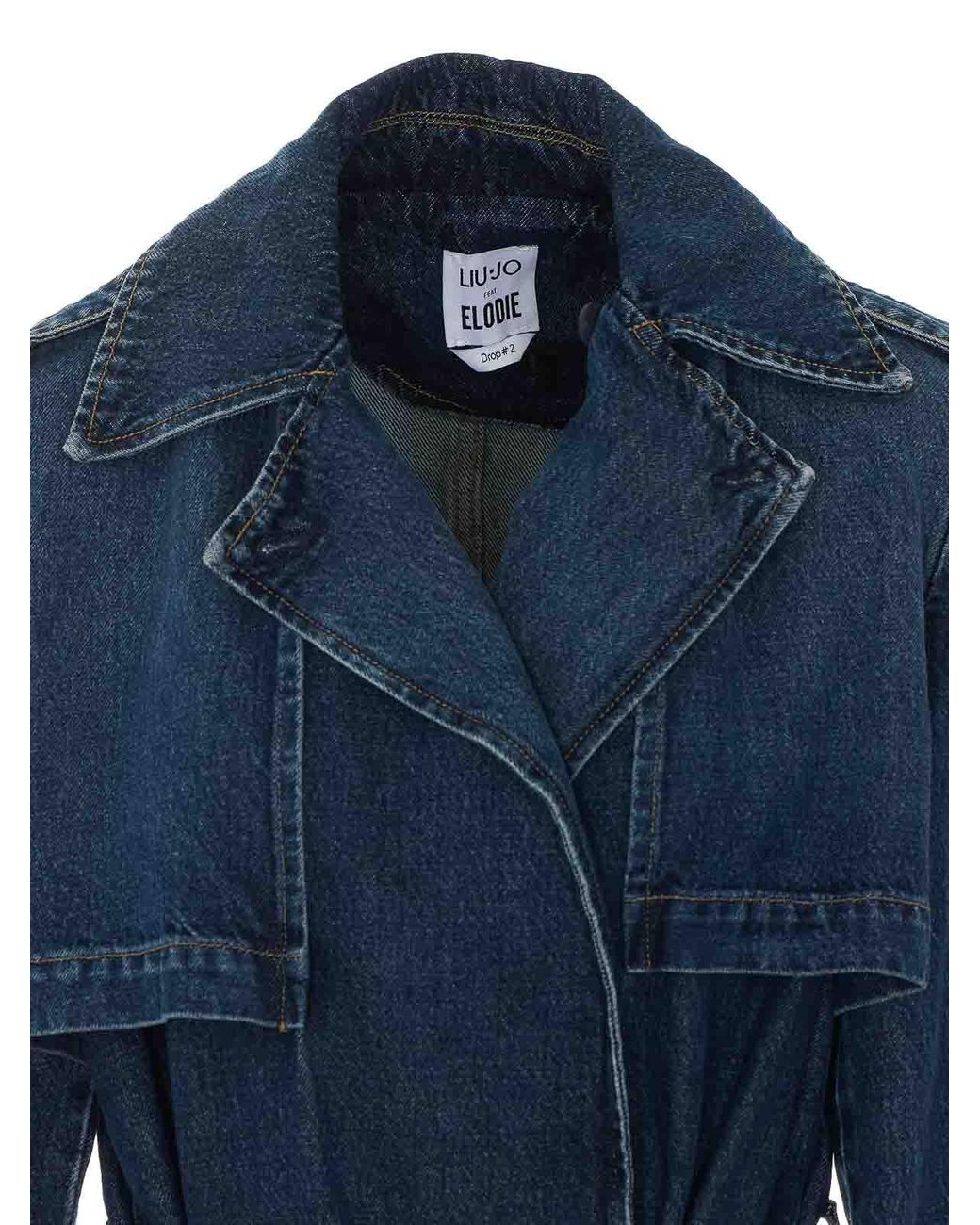 Liu Jo Blue Denim Trench