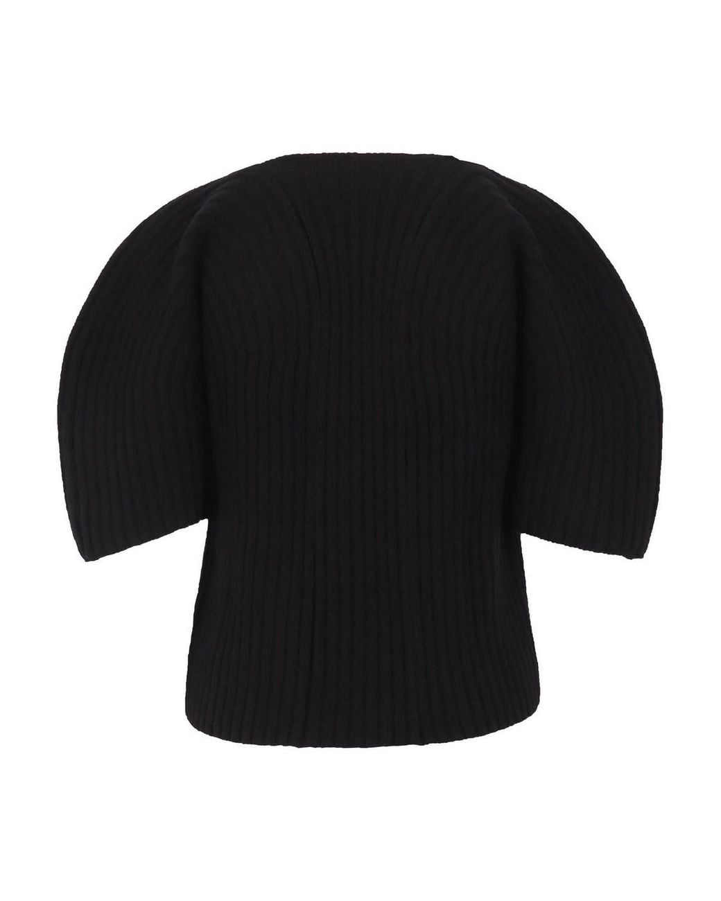 Christian Wijnants Blue 3D Ribbed Wool Top
