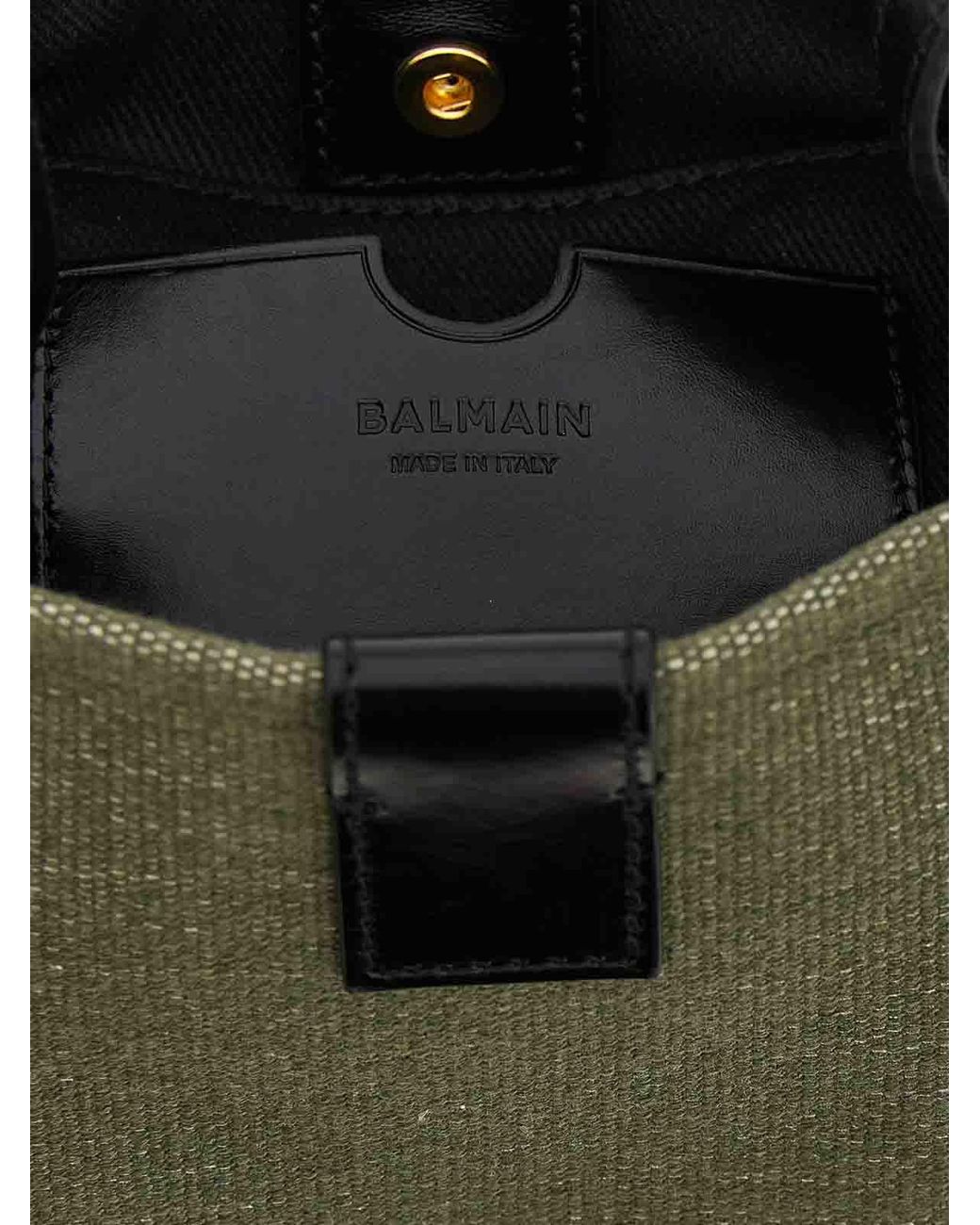 Balmain Green Release Bucket Bag