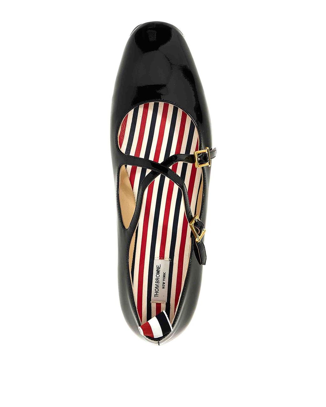 Thom Browne Black Thom John Ballet Flats