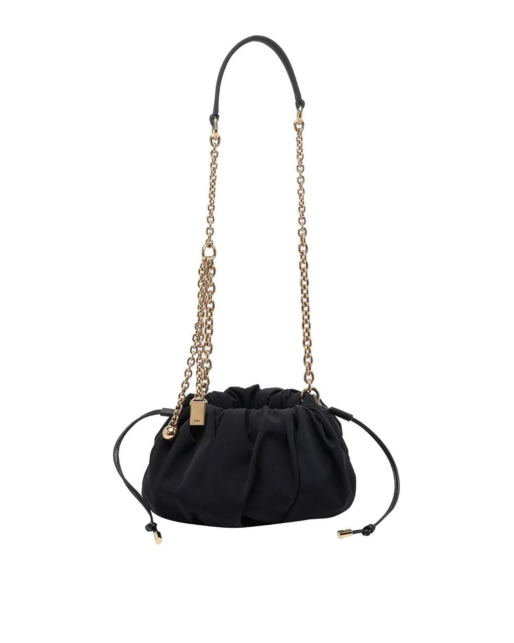 Borsa A Tracolla Pliss Nera di Chloé in Black