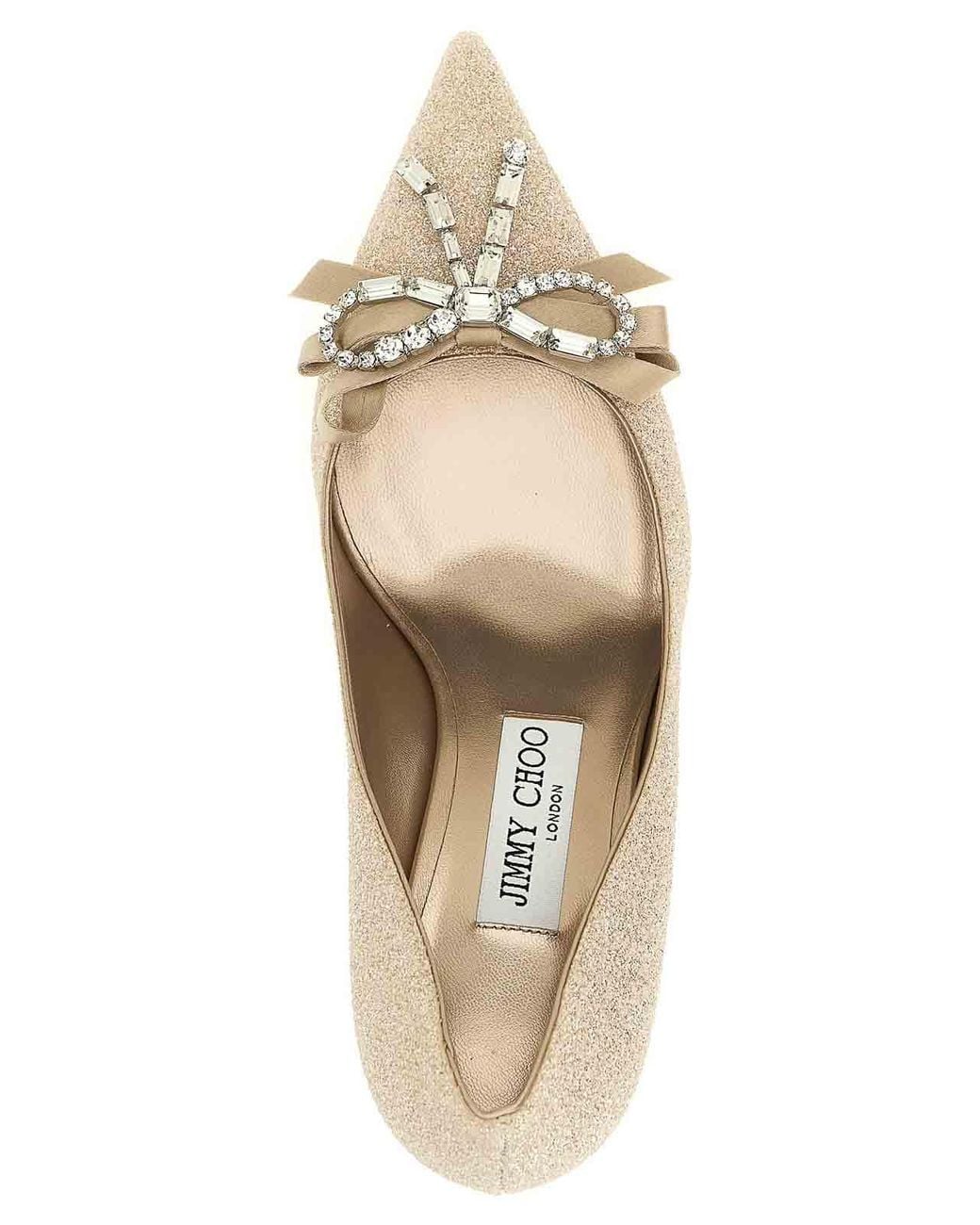 Jimmy Choo Metallic Auria Pumps